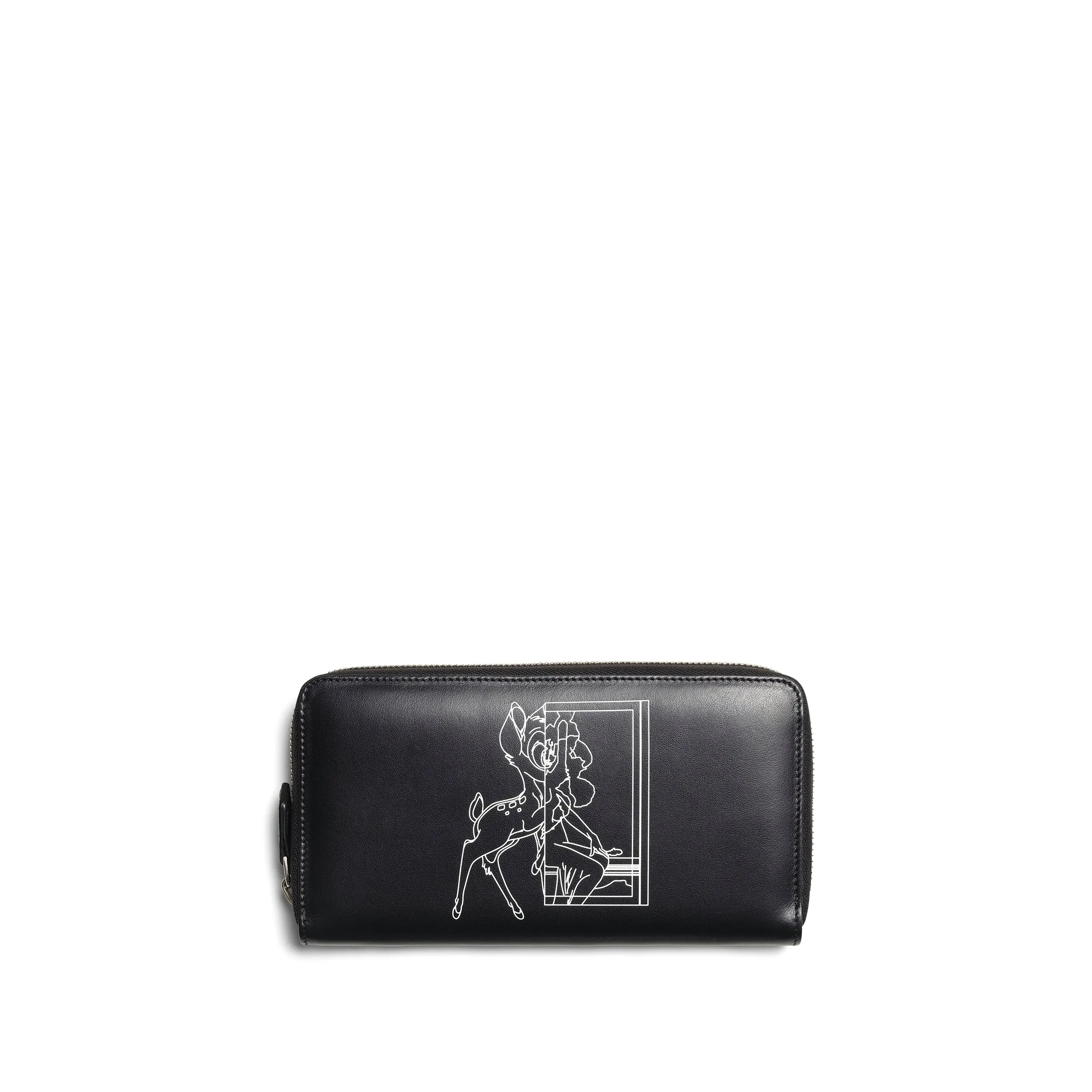 Pandora Zip Wallet in Black sold by MARAIS