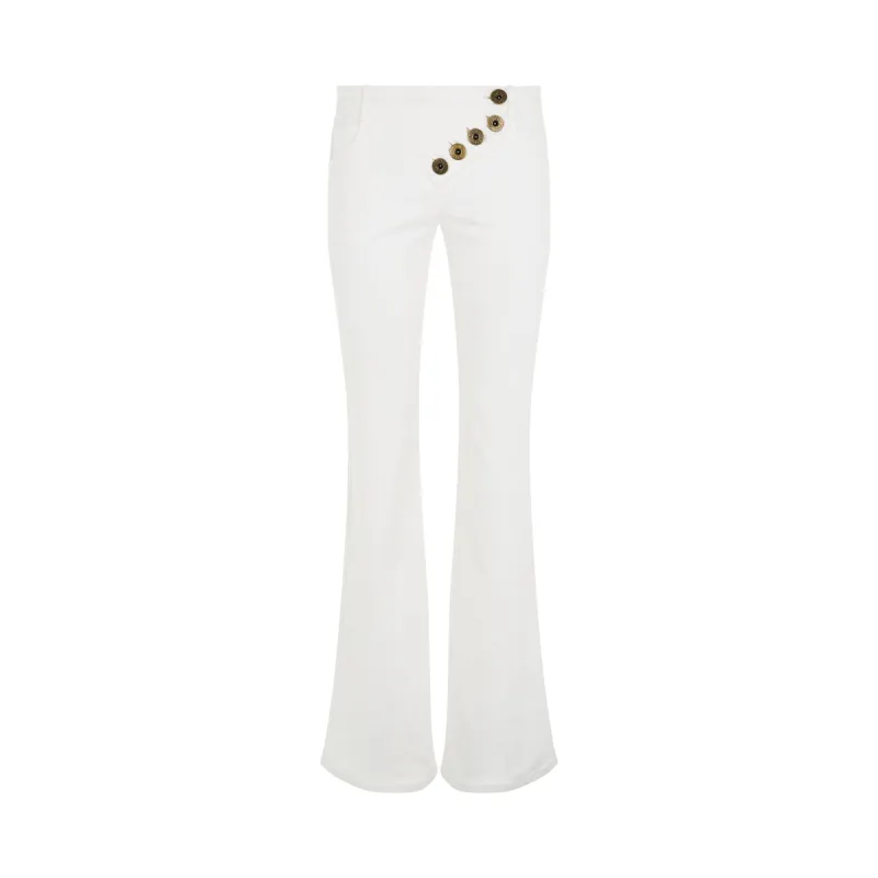 Pants in White sold by MARAIS