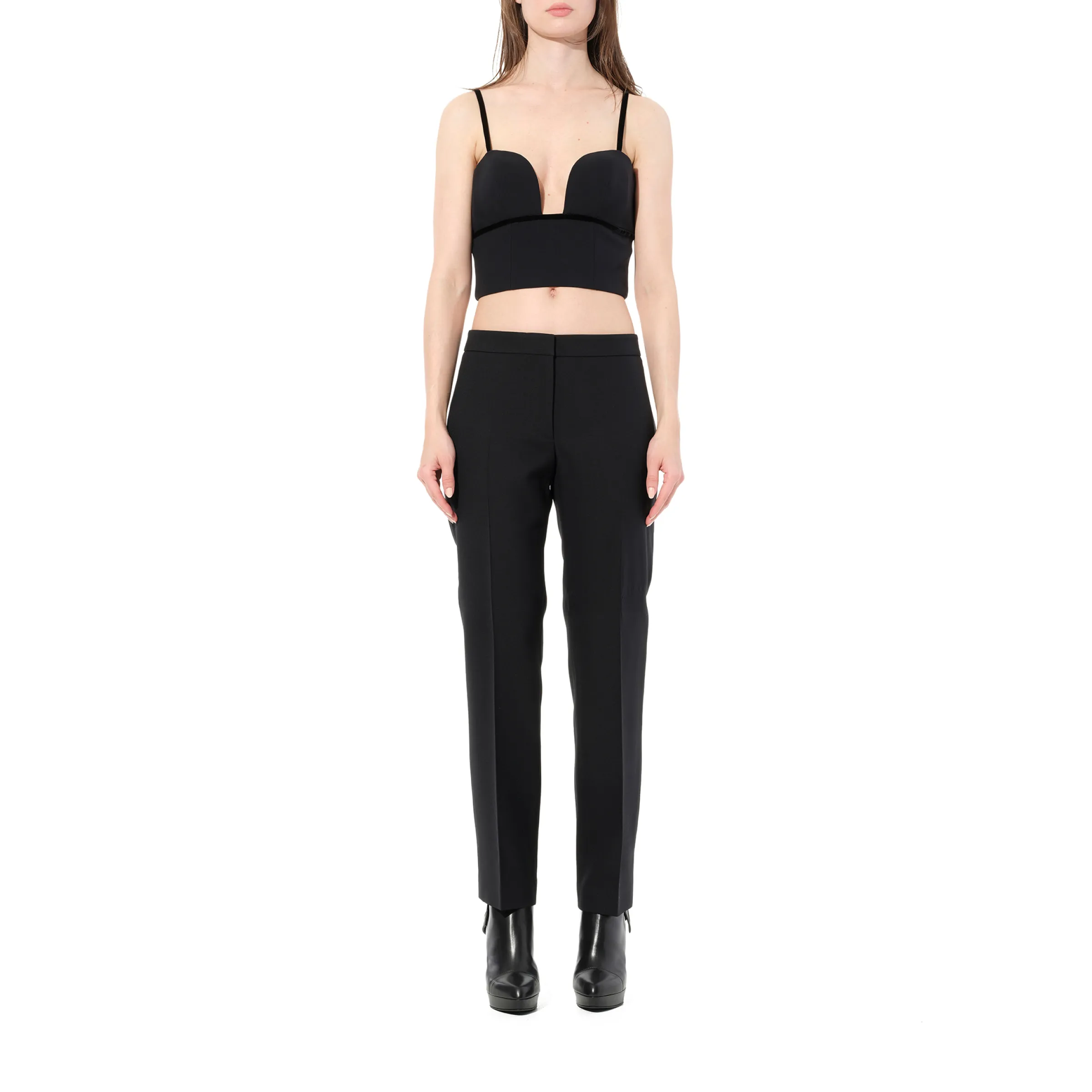 Leaf Crepe Top in Black sold by MARAIS product image thumbnail 4