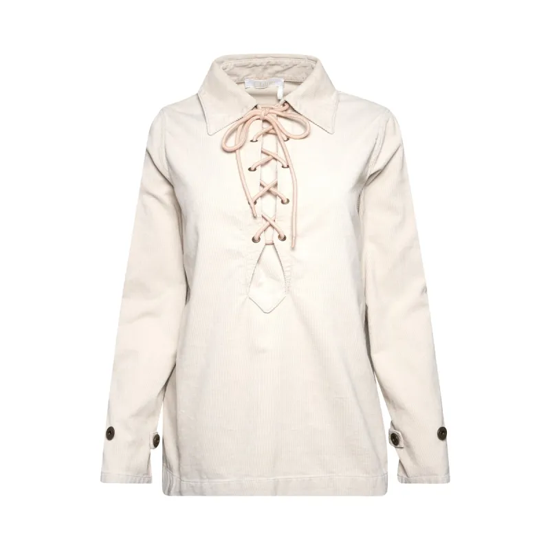 Veste Jacket in Beige sold by MARAIS