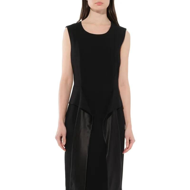 Sleeveless Dress in Black made by Givenchy
