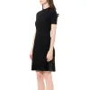 Knit Dress in Black sold by MARAIS