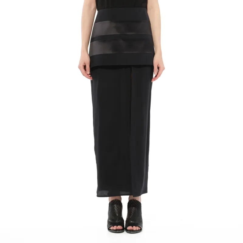Long Skirt in Black made by Givenchy