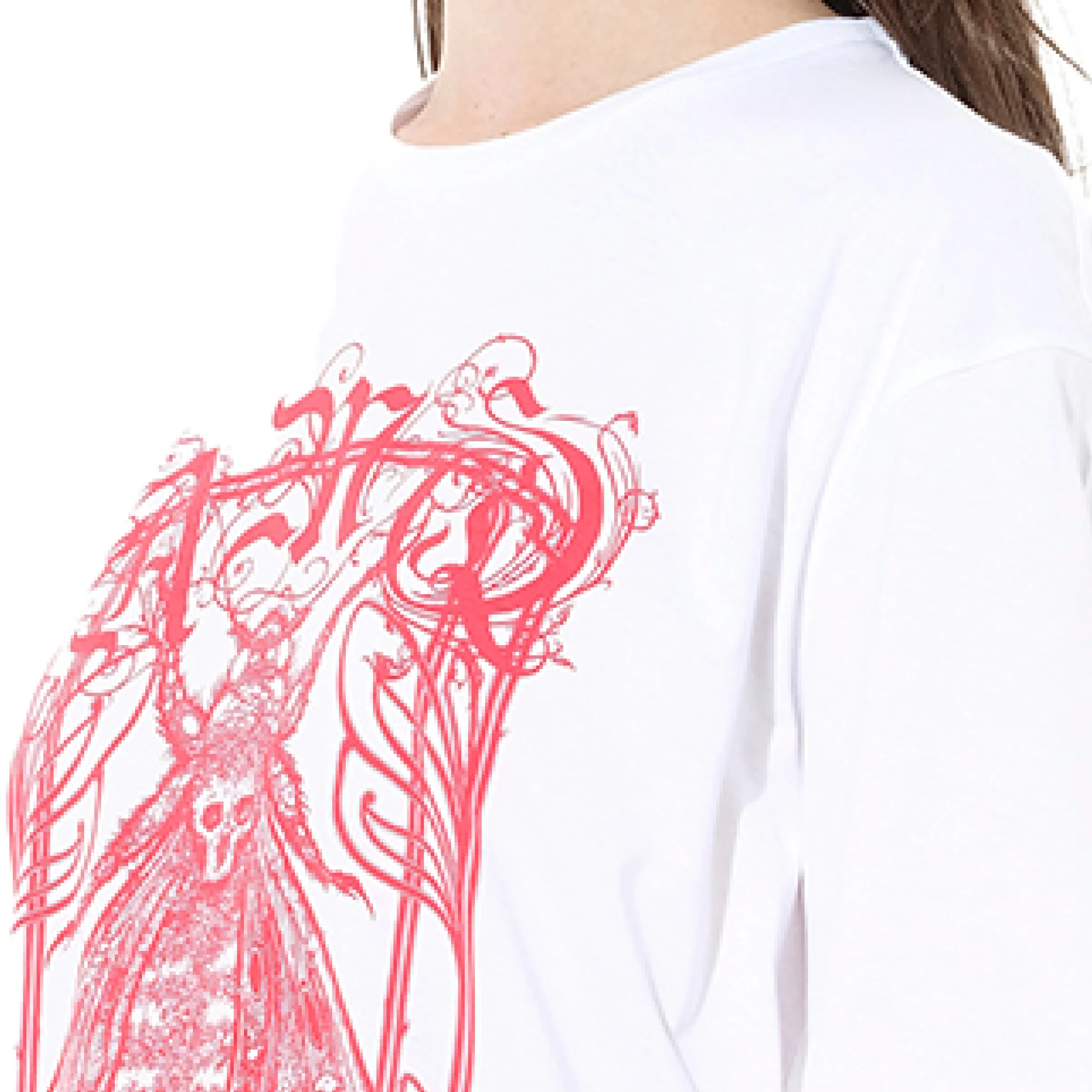 Moth Oversize T-Shirt in White sold by MARAIS product image thumbnail 2