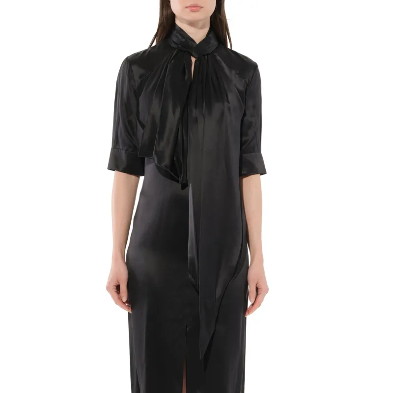 Podium Dress in Black sold by MARAIS