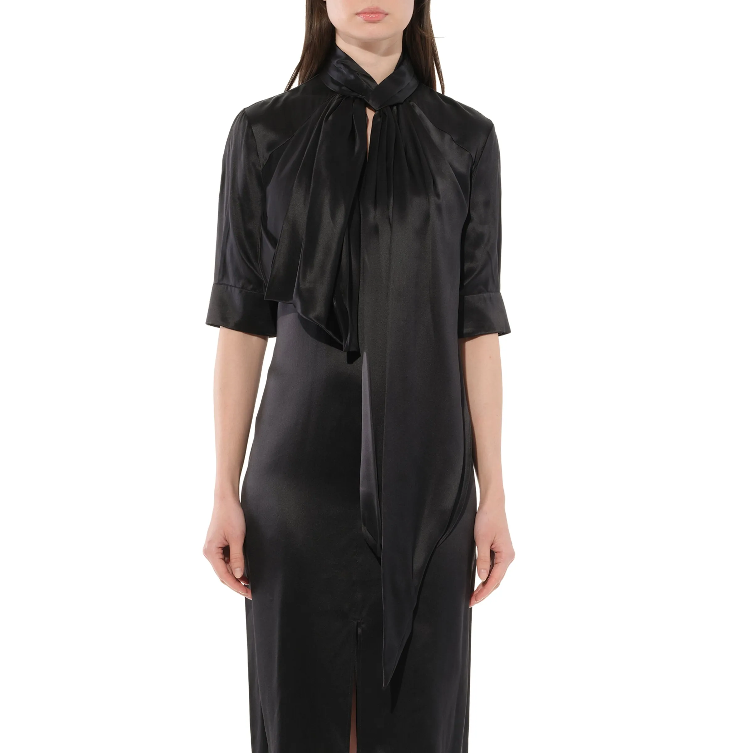 Podium Dress in Black sold by MARAIS