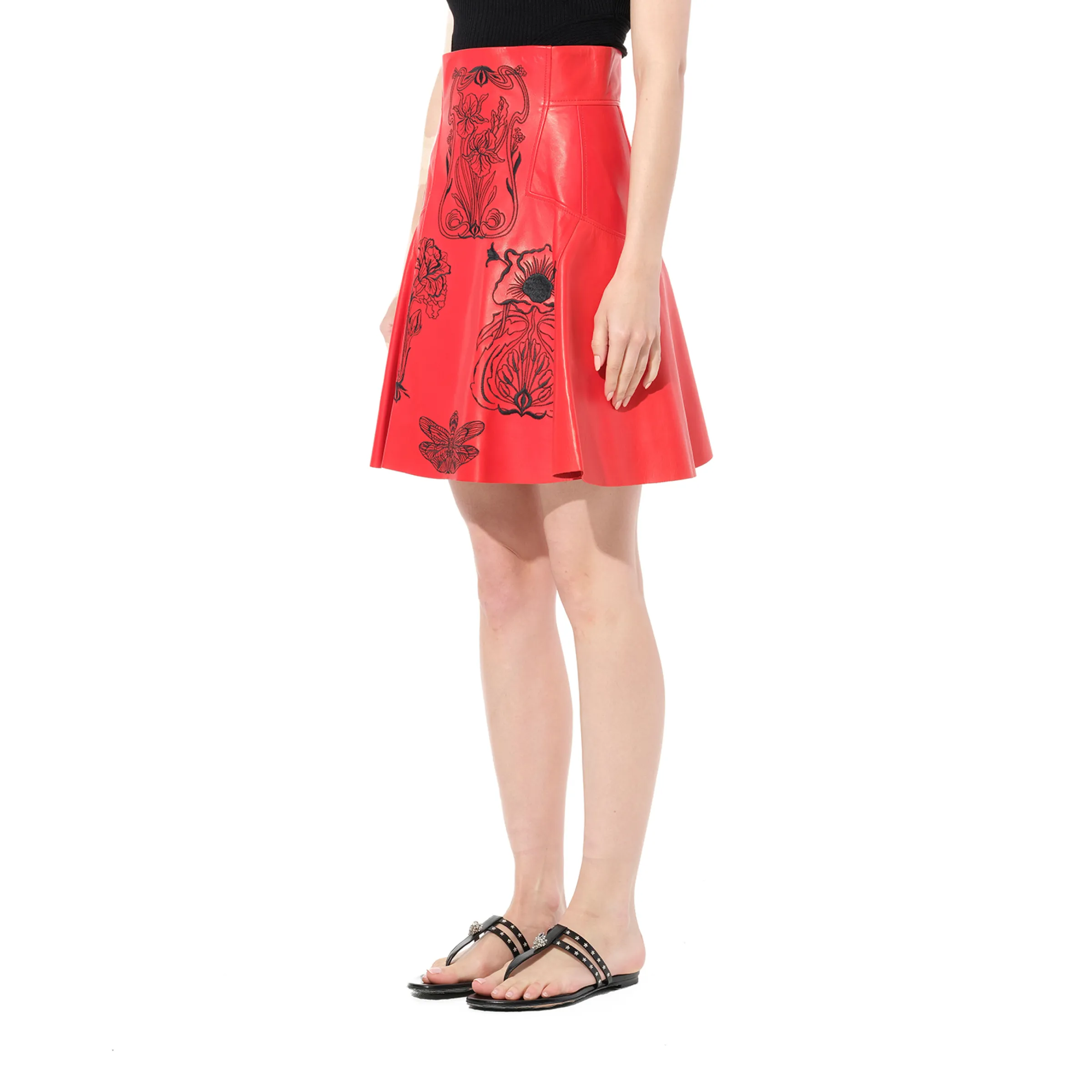 Mini Skirt in Red/Black sold by MARAIS product image thumbnail 5