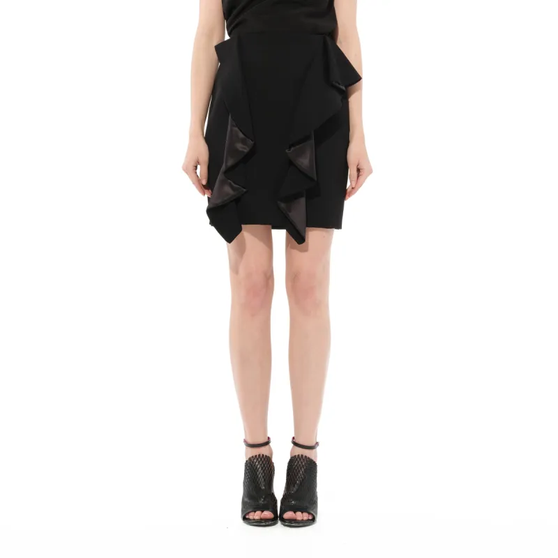 Short Skirt in Black sold by MARAIS
