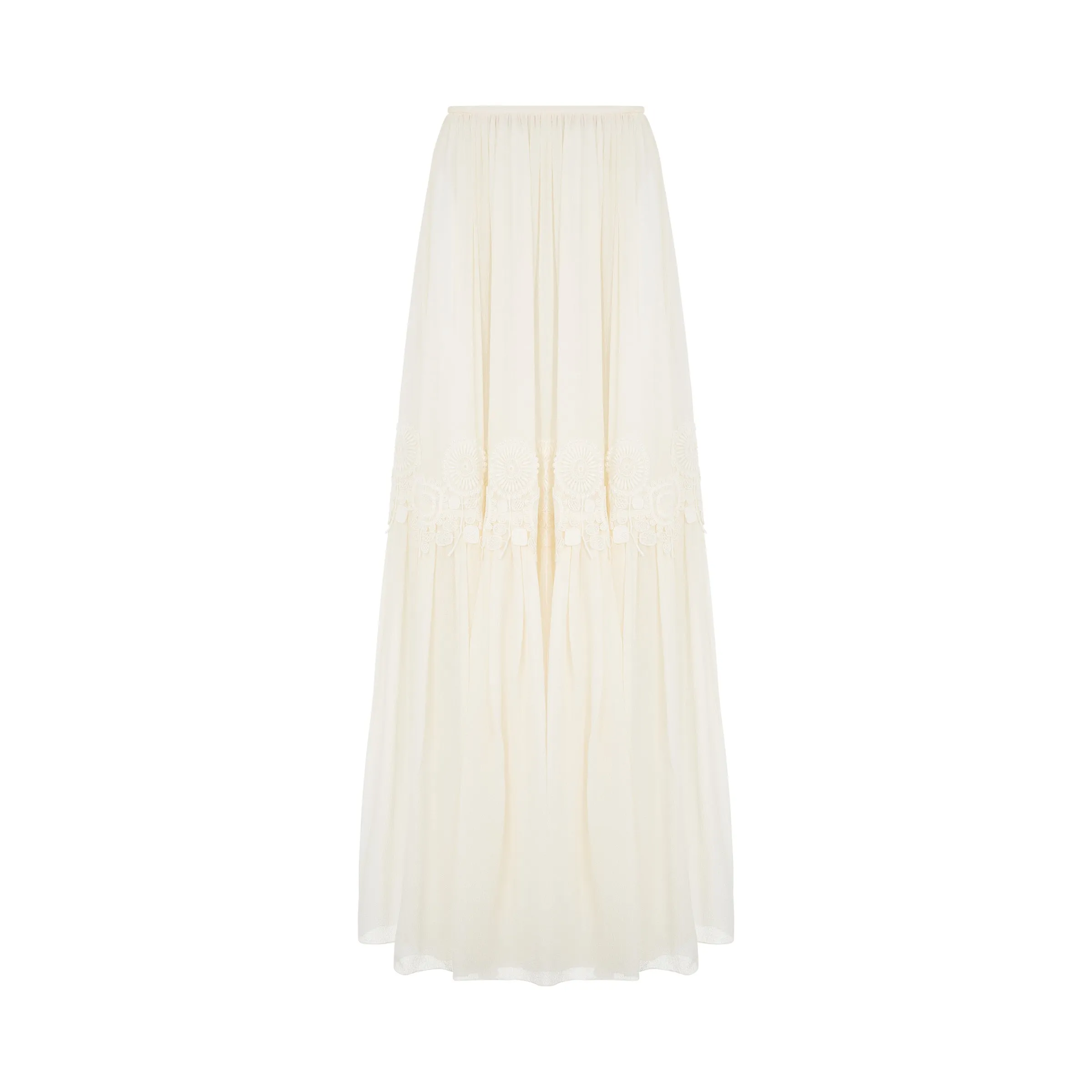 Jupe Skirt in White sold by MARAIS
