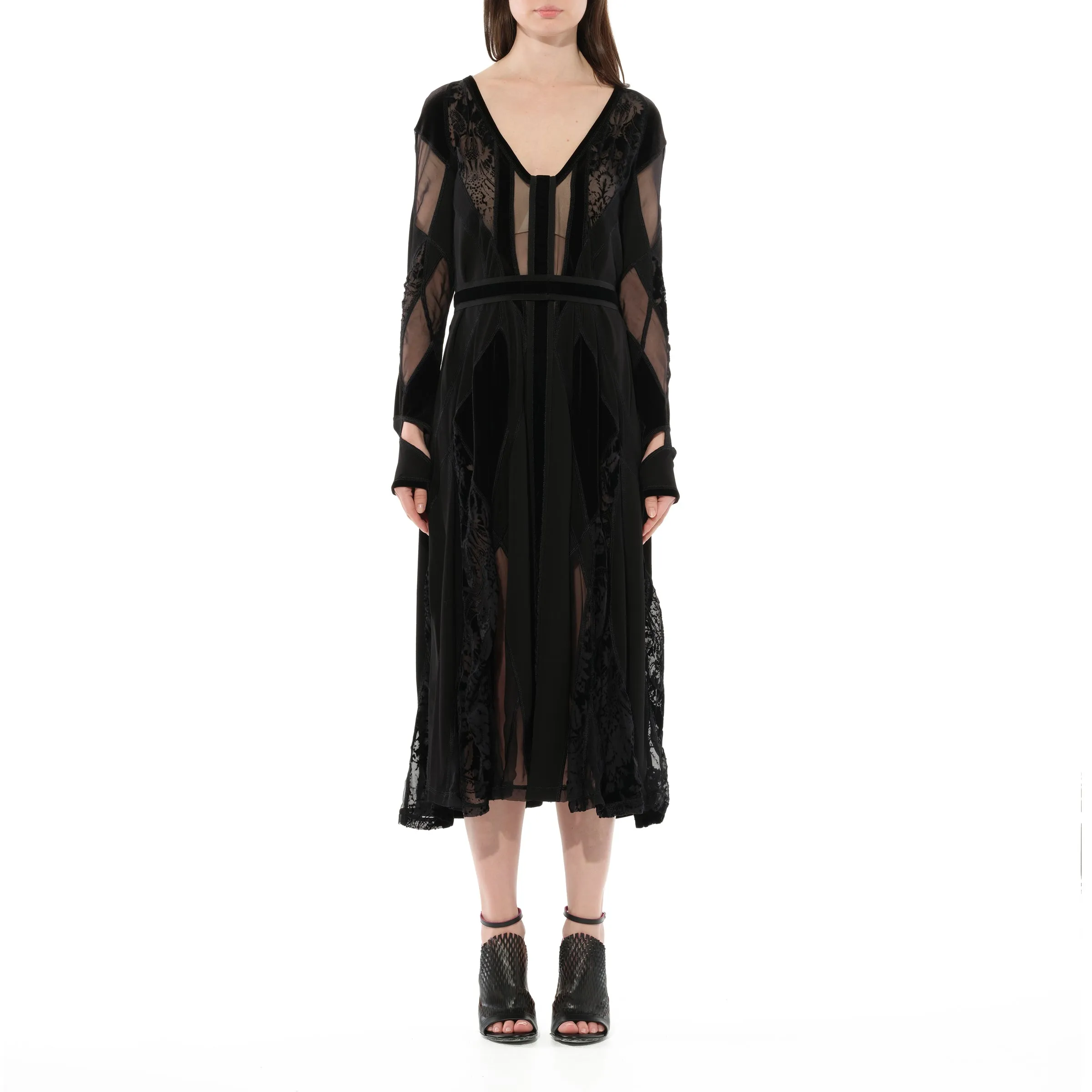 Podium Long Dress in Black sold by MARAIS product image thumbnail 4