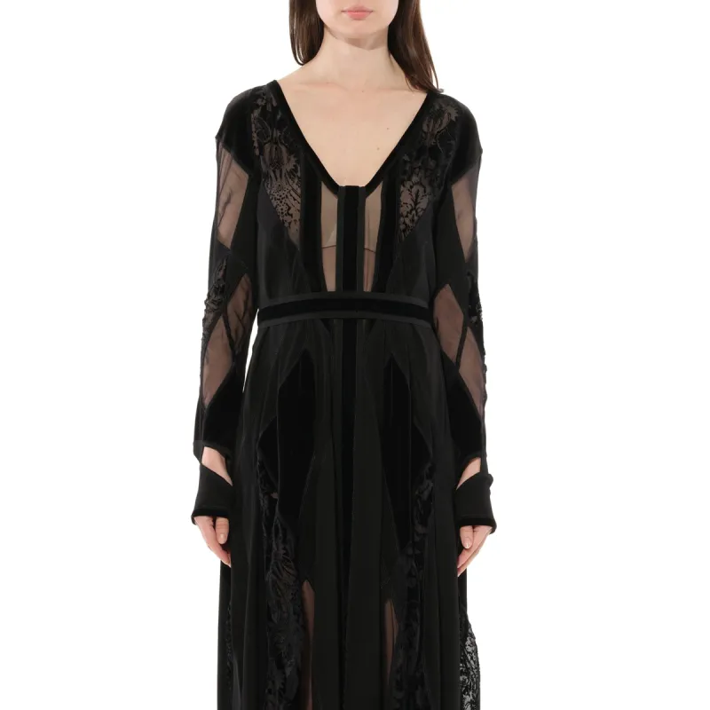 Podium Long Dress in Black sold by MARAIS