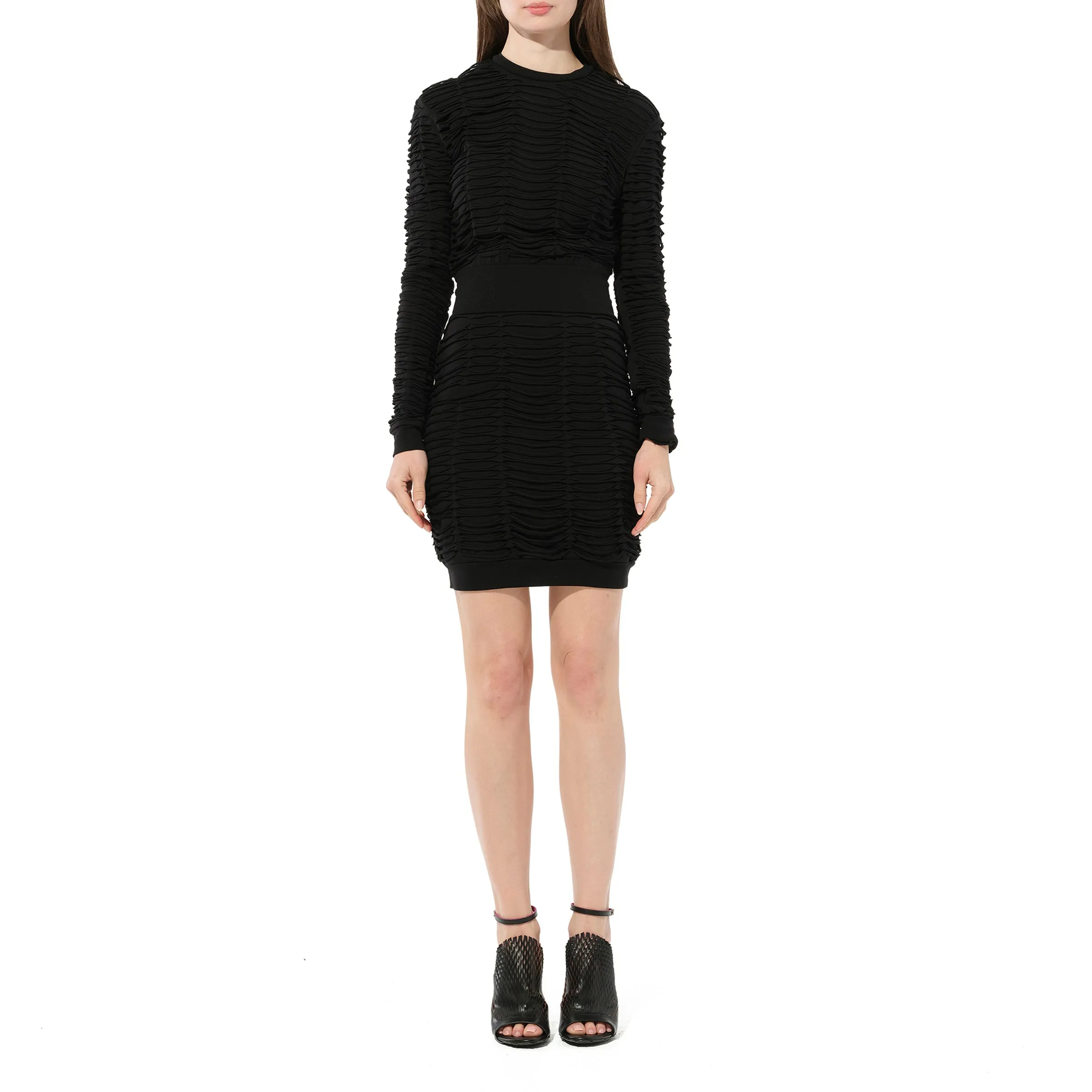 Knit Dress in Black sold by MARAIS product image thumbnail 4