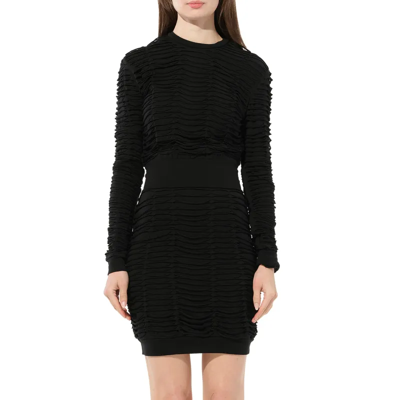 Knit Dress in Black sold by MARAIS