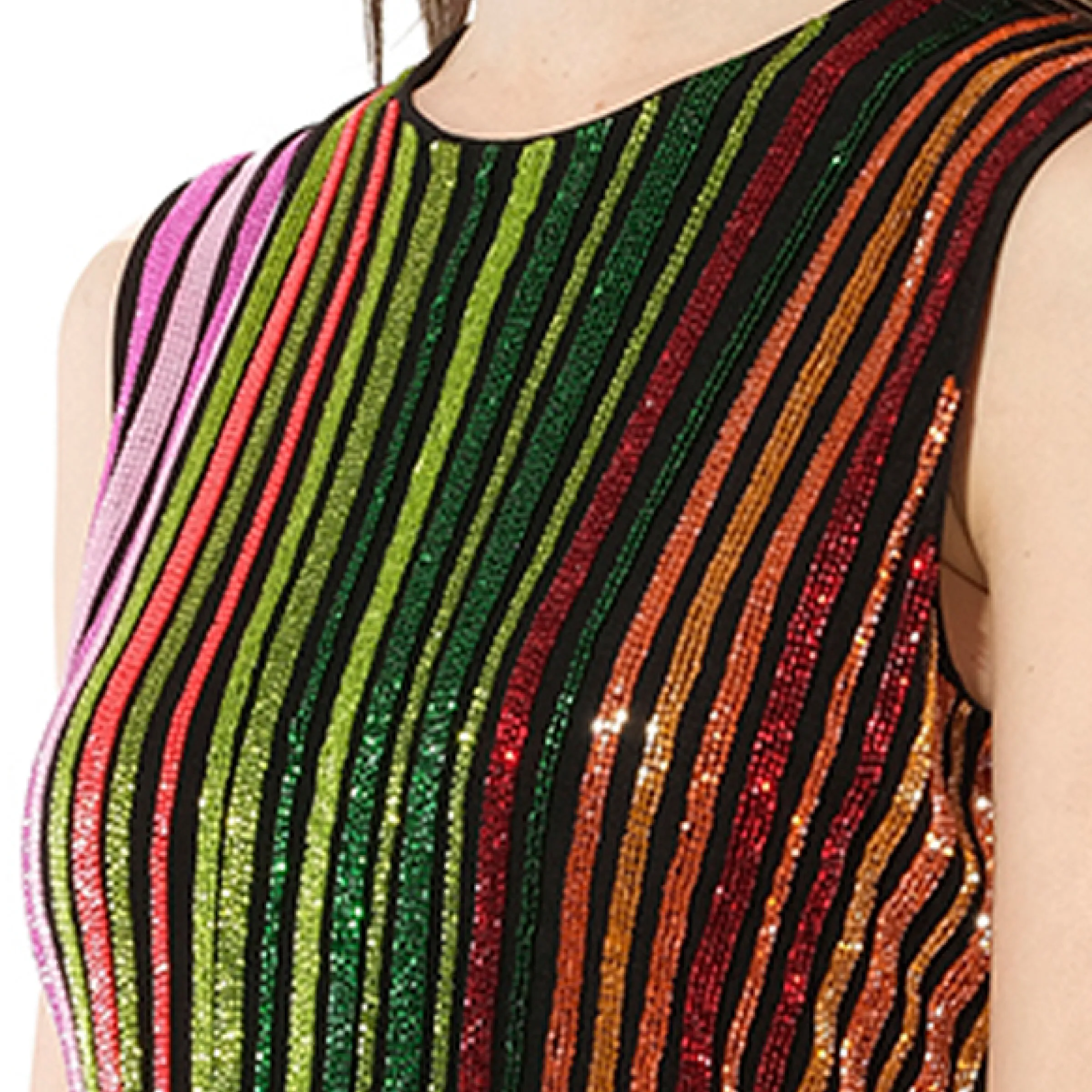 Woven Dress in Multicolor sold by MARAIS product image thumbnail 2