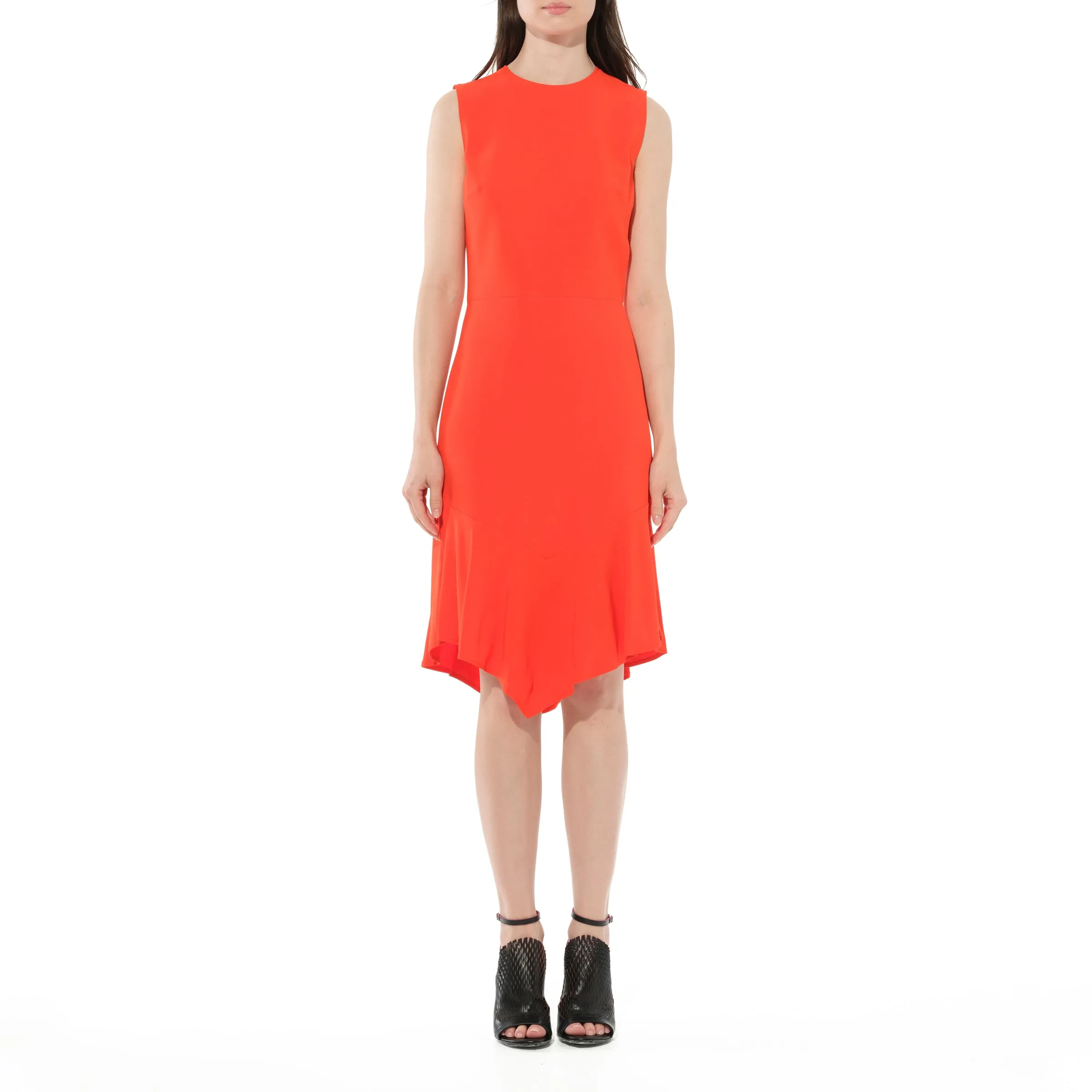 Sleeveless Dress in Orange sold by MARAIS product image thumbnail 4