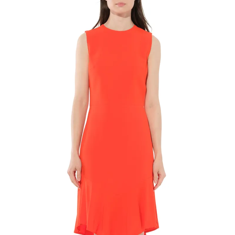 Sleeveless Dress in Orange sold by MARAIS