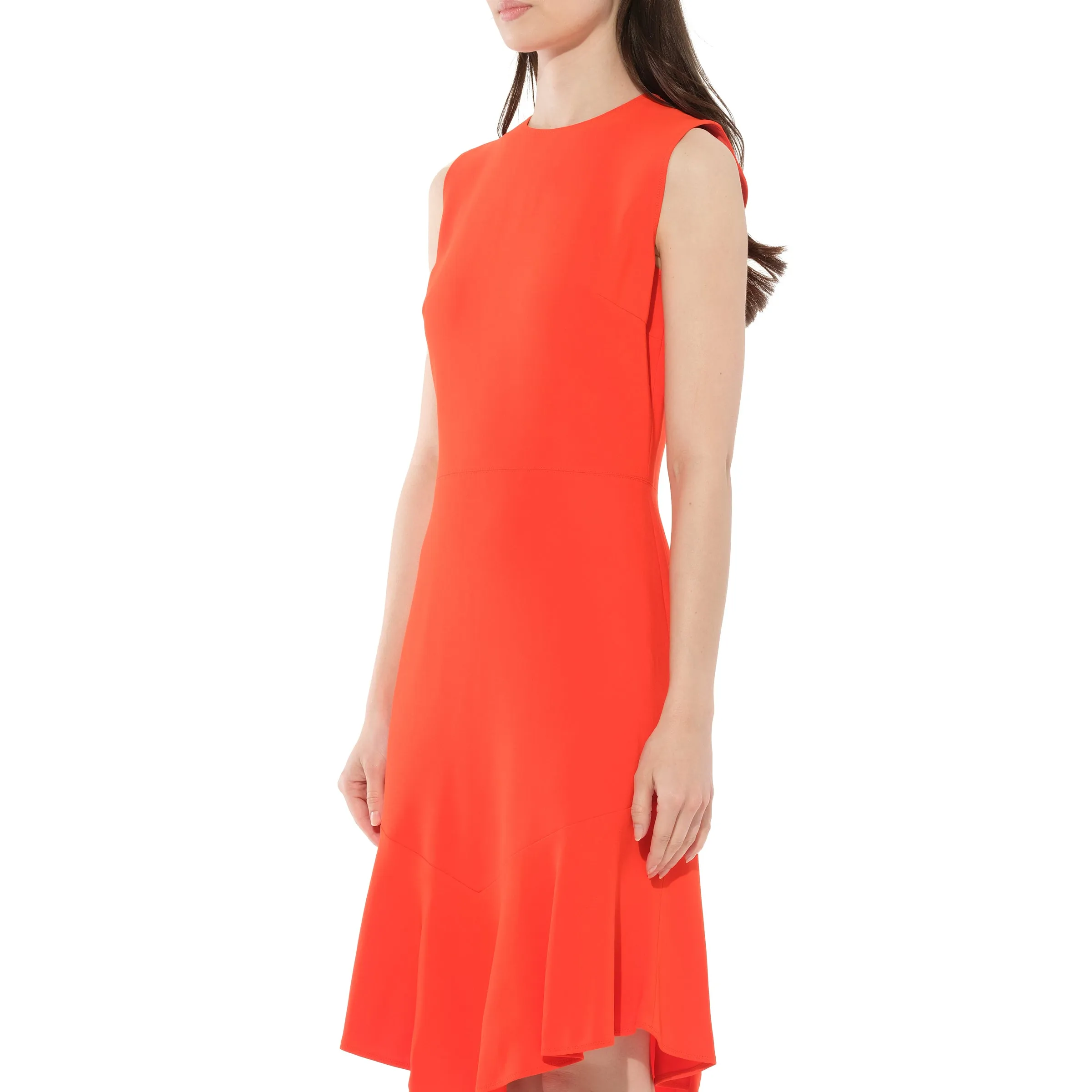 Sleeveless Dress in Orange sold by MARAIS product image thumbnail 5