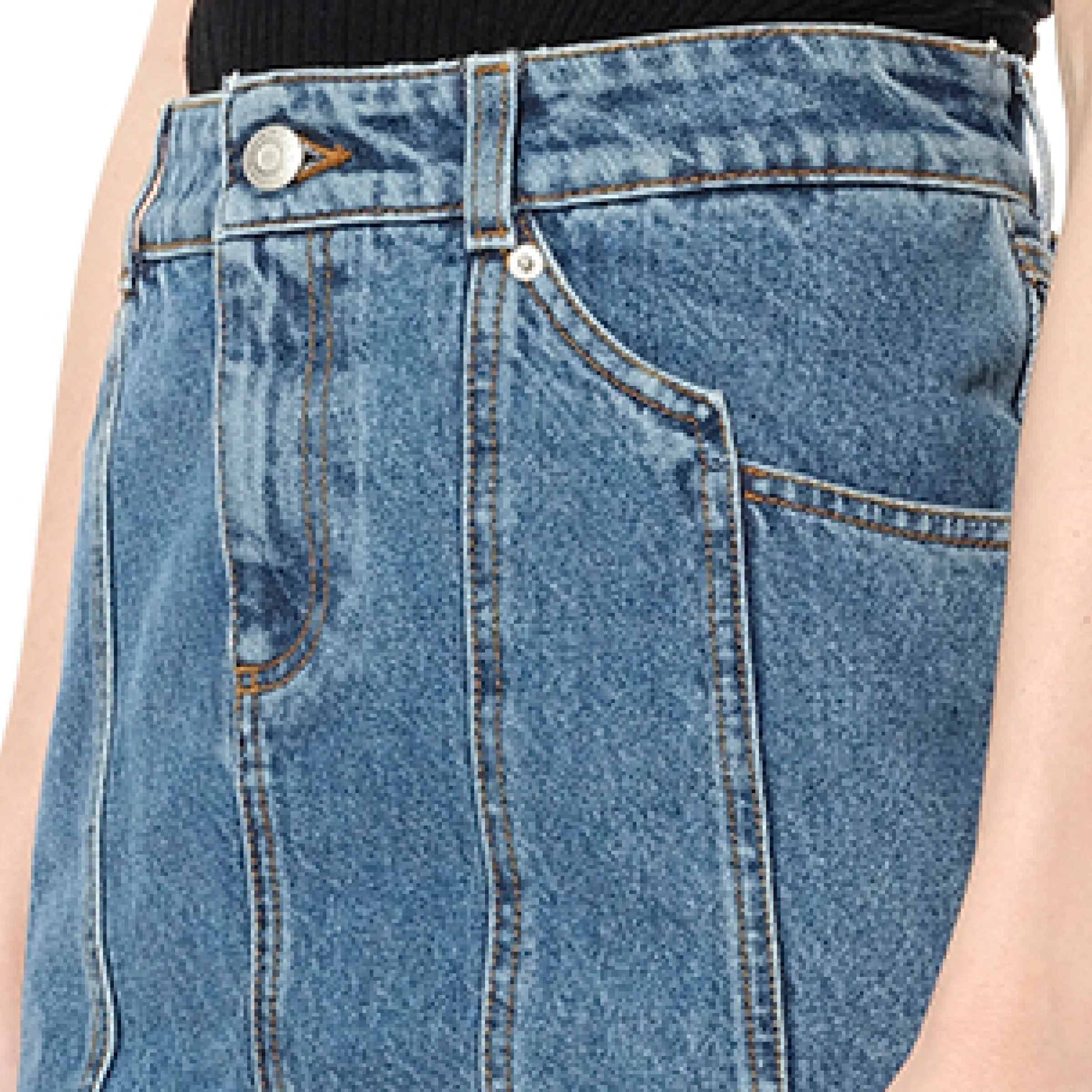 Mini Denim Skirt in Blue sold by MARAIS product image thumbnail 3