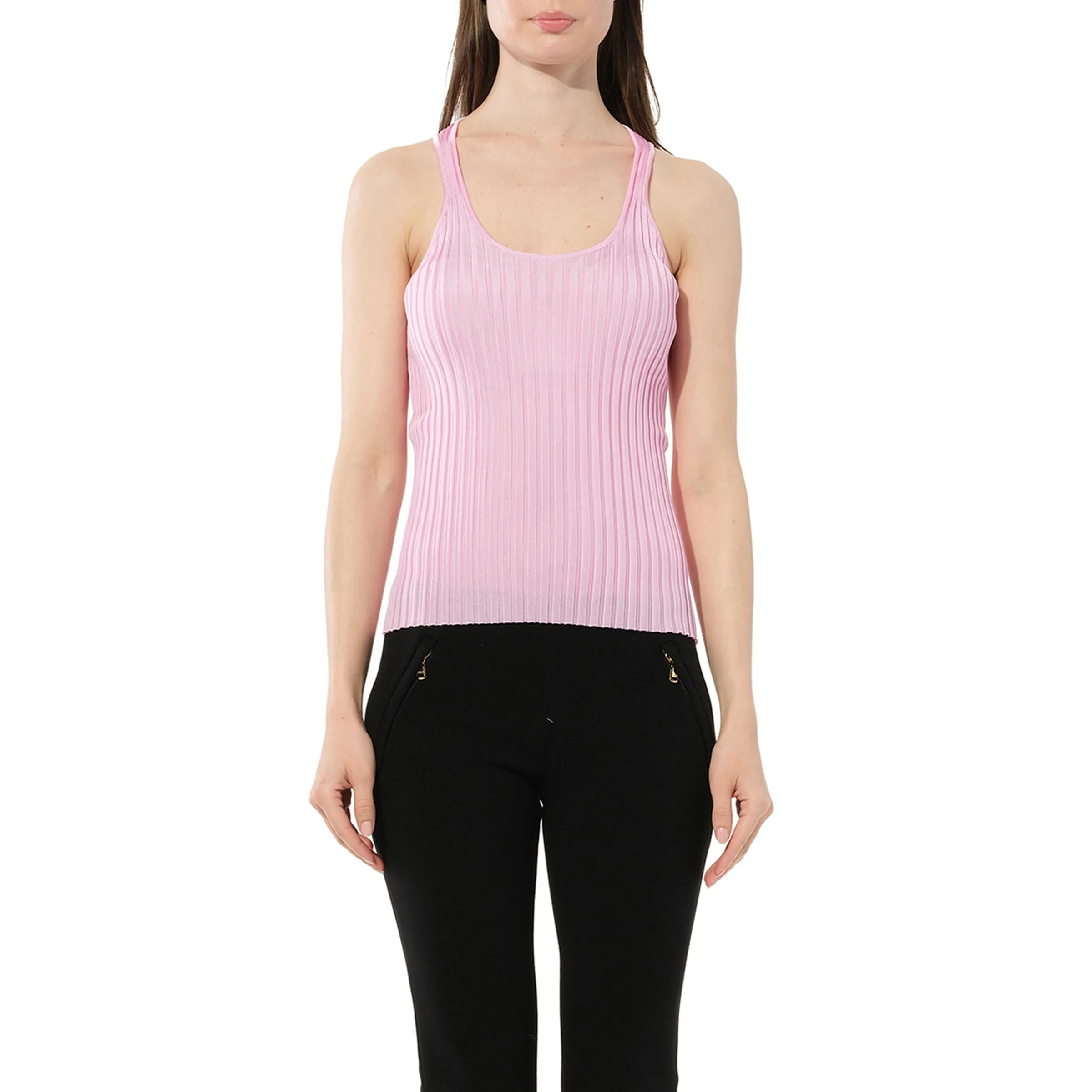 Sleeveless Top in Pink sold by MARAIS