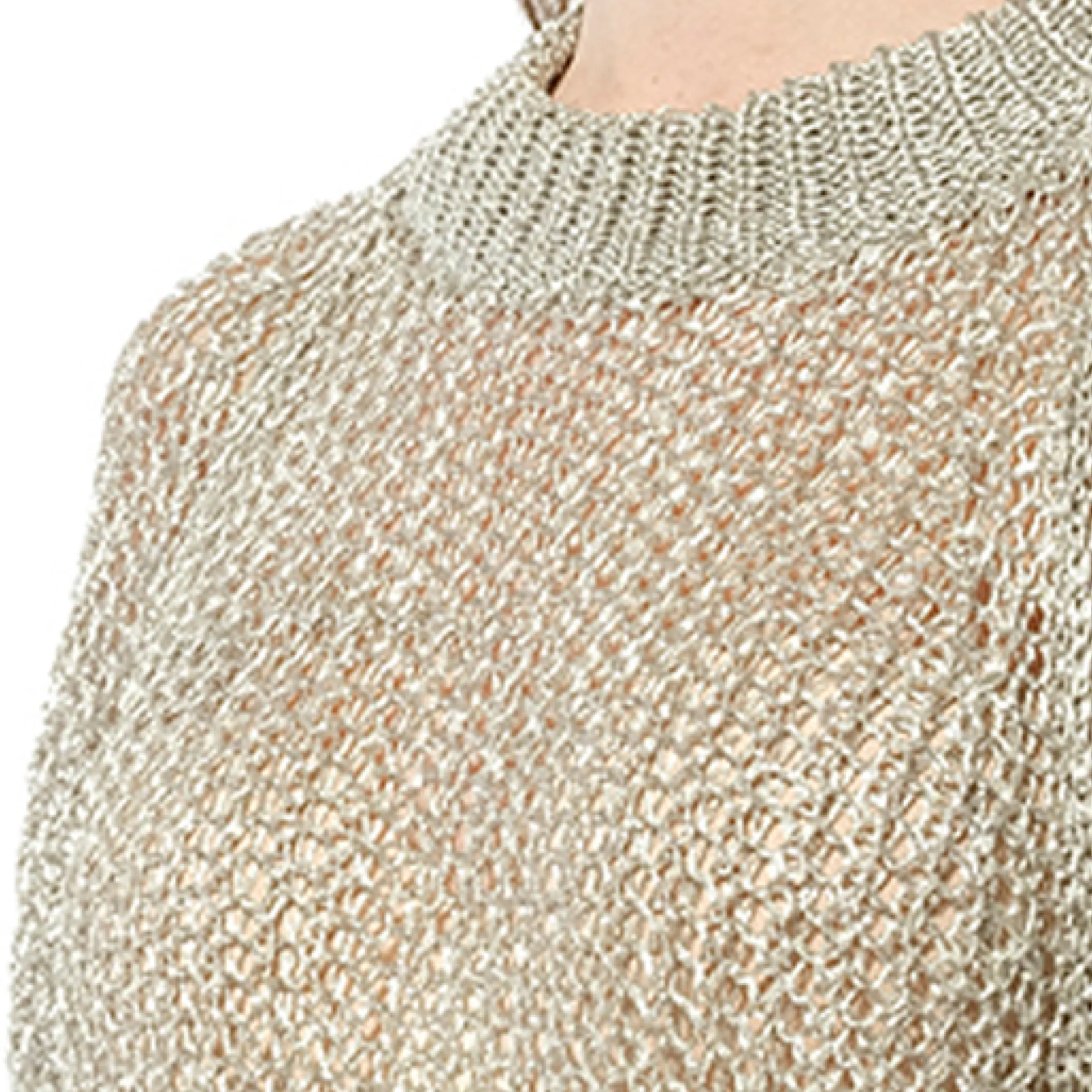 Knit Jumper in Silver sold by MARAIS product image thumbnail 2
