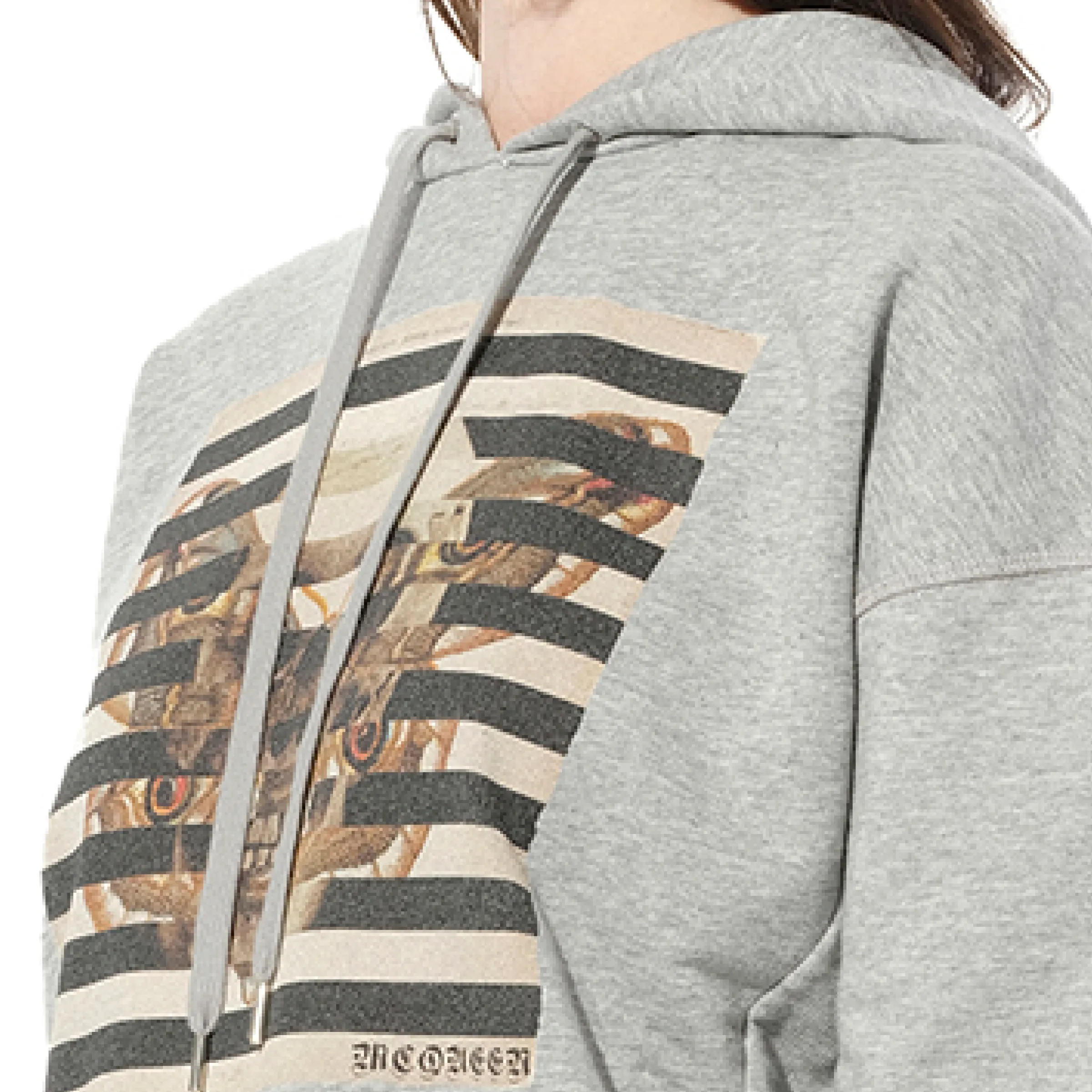 Butterfly Skull Sweatshirt in Grey sold by MARAIS product image thumbnail 3