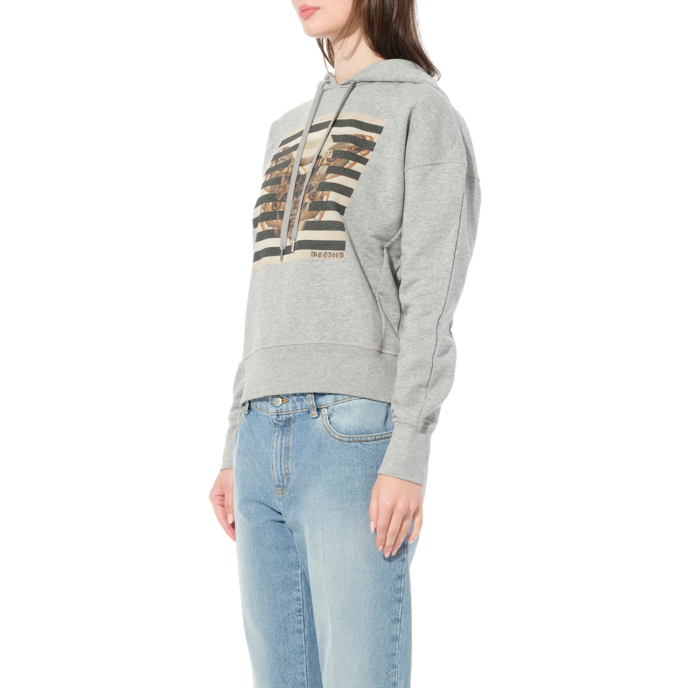 Butterfly Skull Sweatshirt in Grey sold by MARAIS product image thumbnail 5