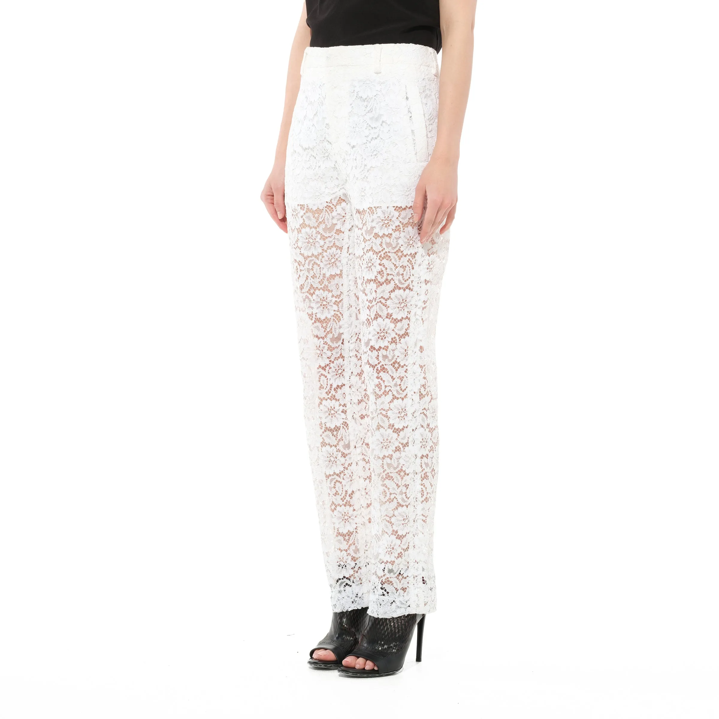 Pants in White sold by MARAIS product image thumbnail 5