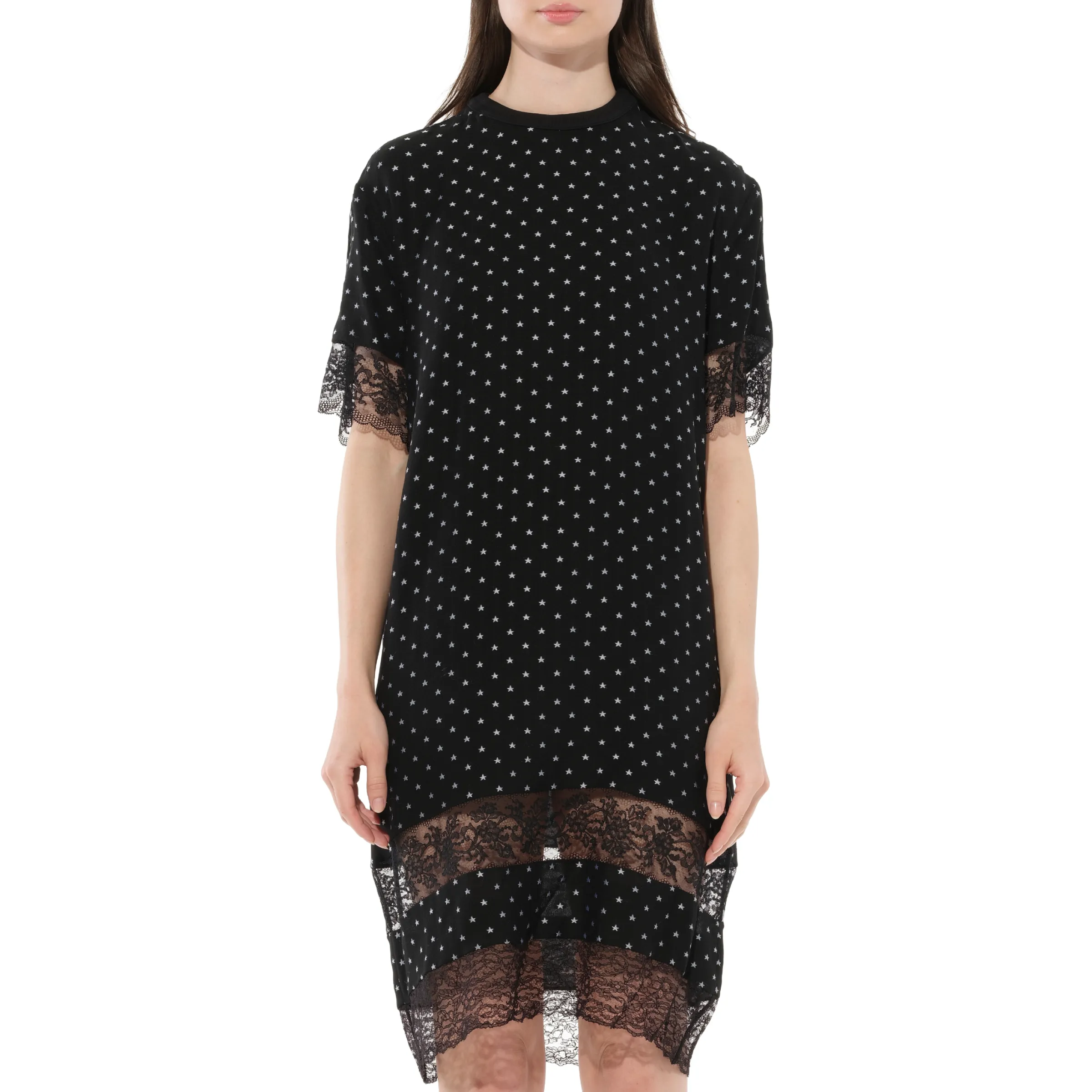 Silk Dress in Black sold by MARAIS