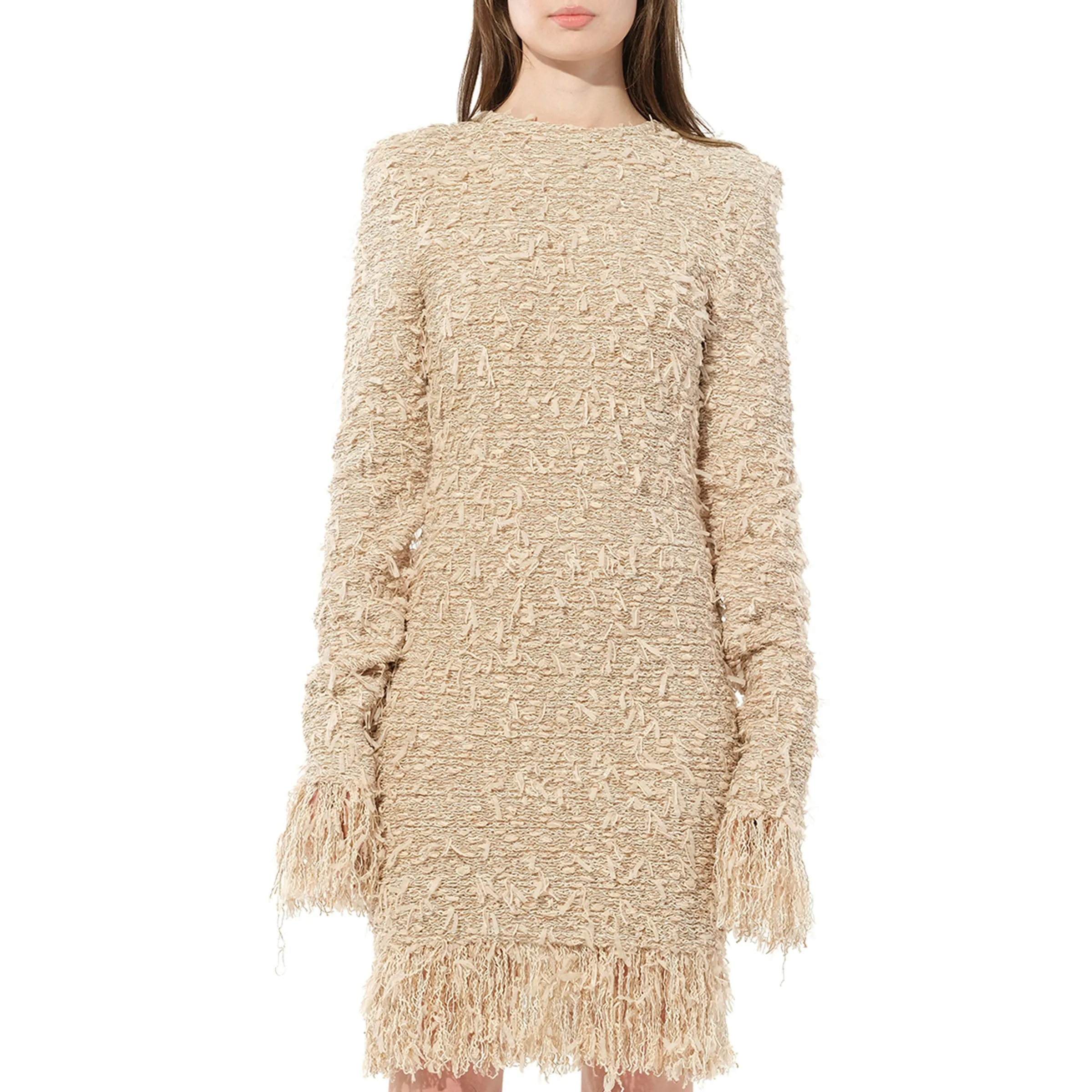 Knit Dress Const in Pink sold by MARAIS