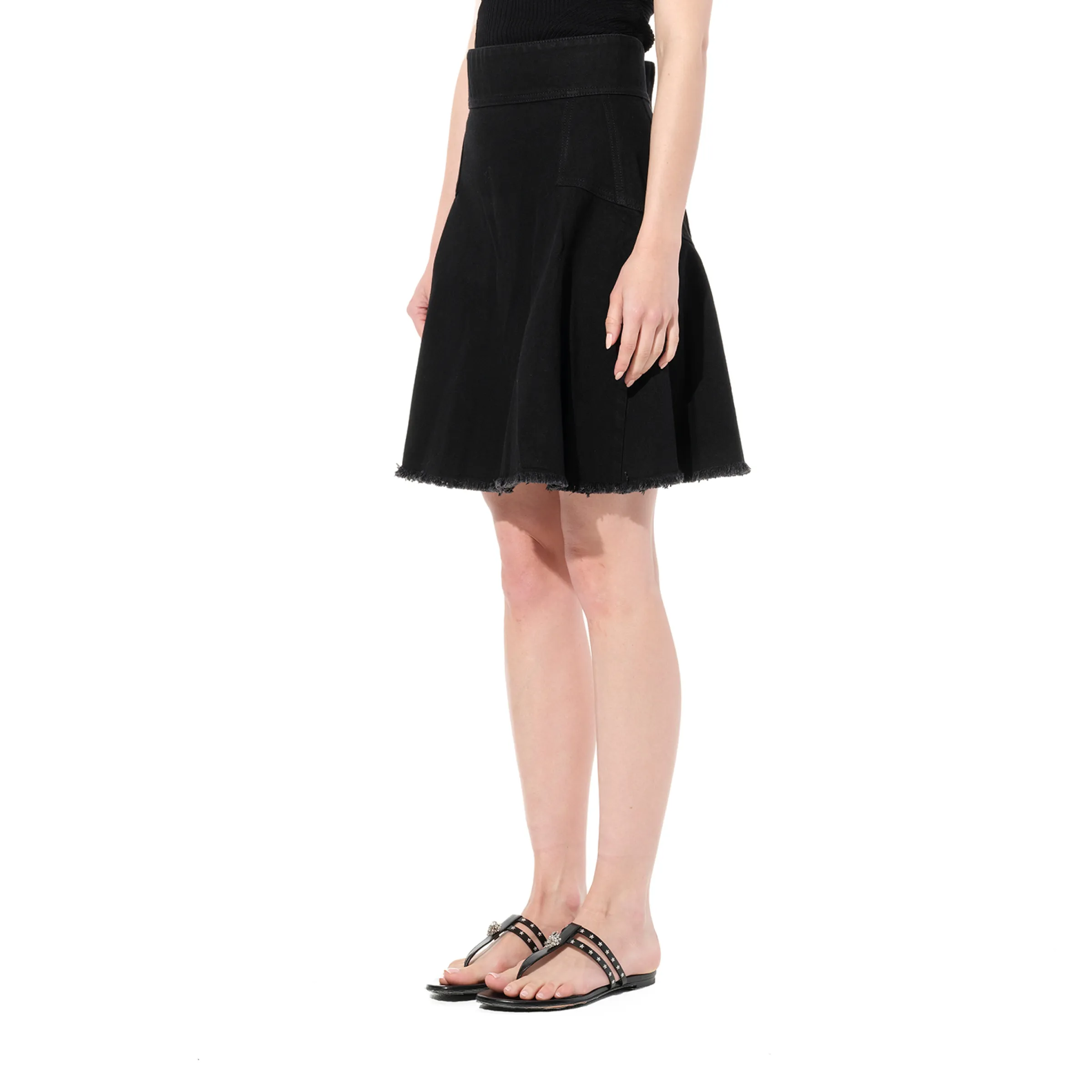 Mini Denim Skirt in Black sold by MARAIS product image thumbnail 5