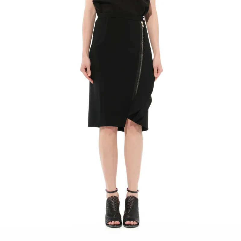 Short Skirt in Black sold by MARAIS