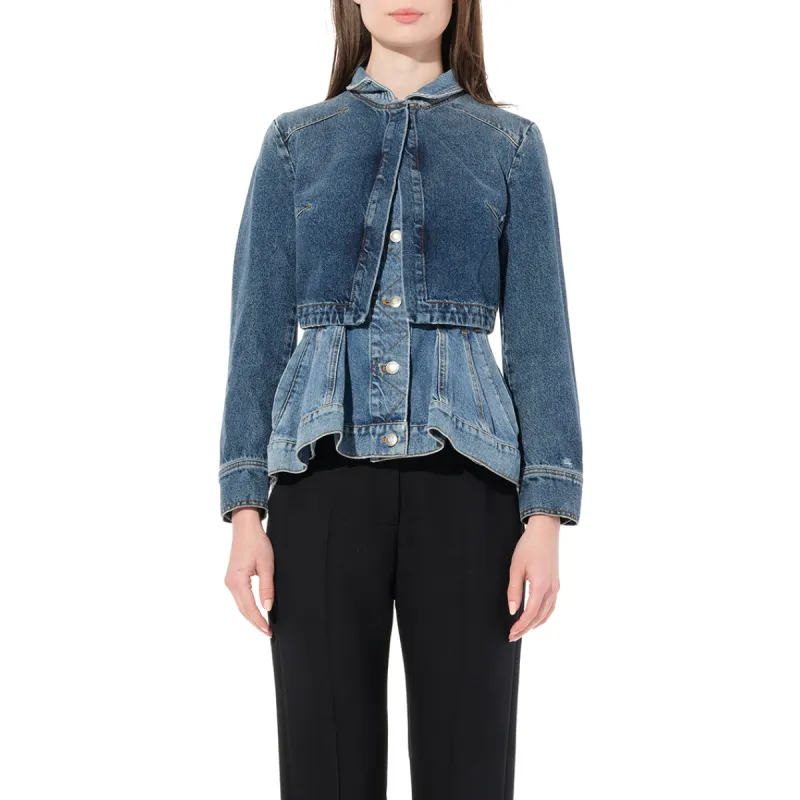 Giacca Denim Jacket in Blue sold by MARAIS