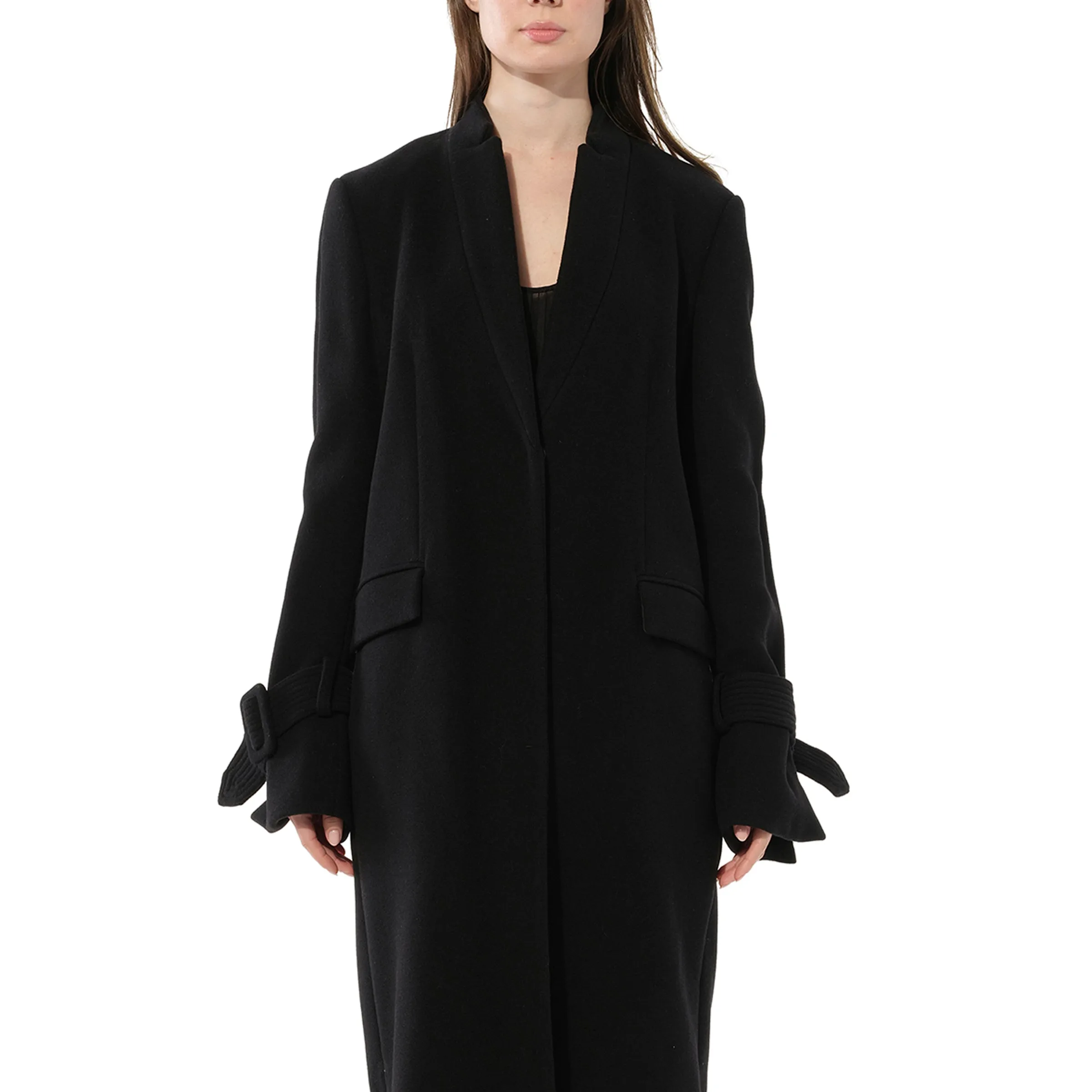 Long Coat in Black sold by MARAIS
