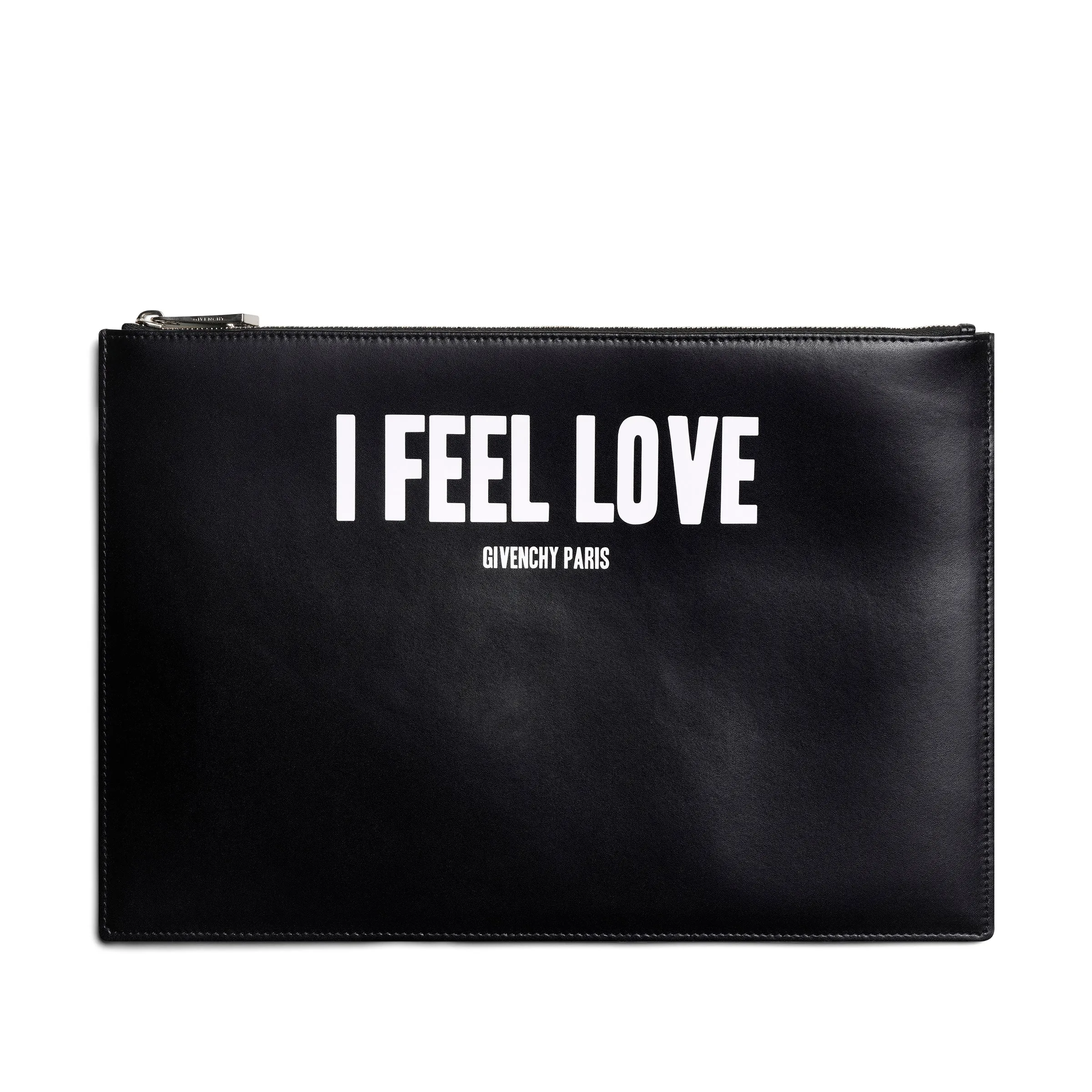 Large Iconic Print Pouch in Black sold by MARAIS