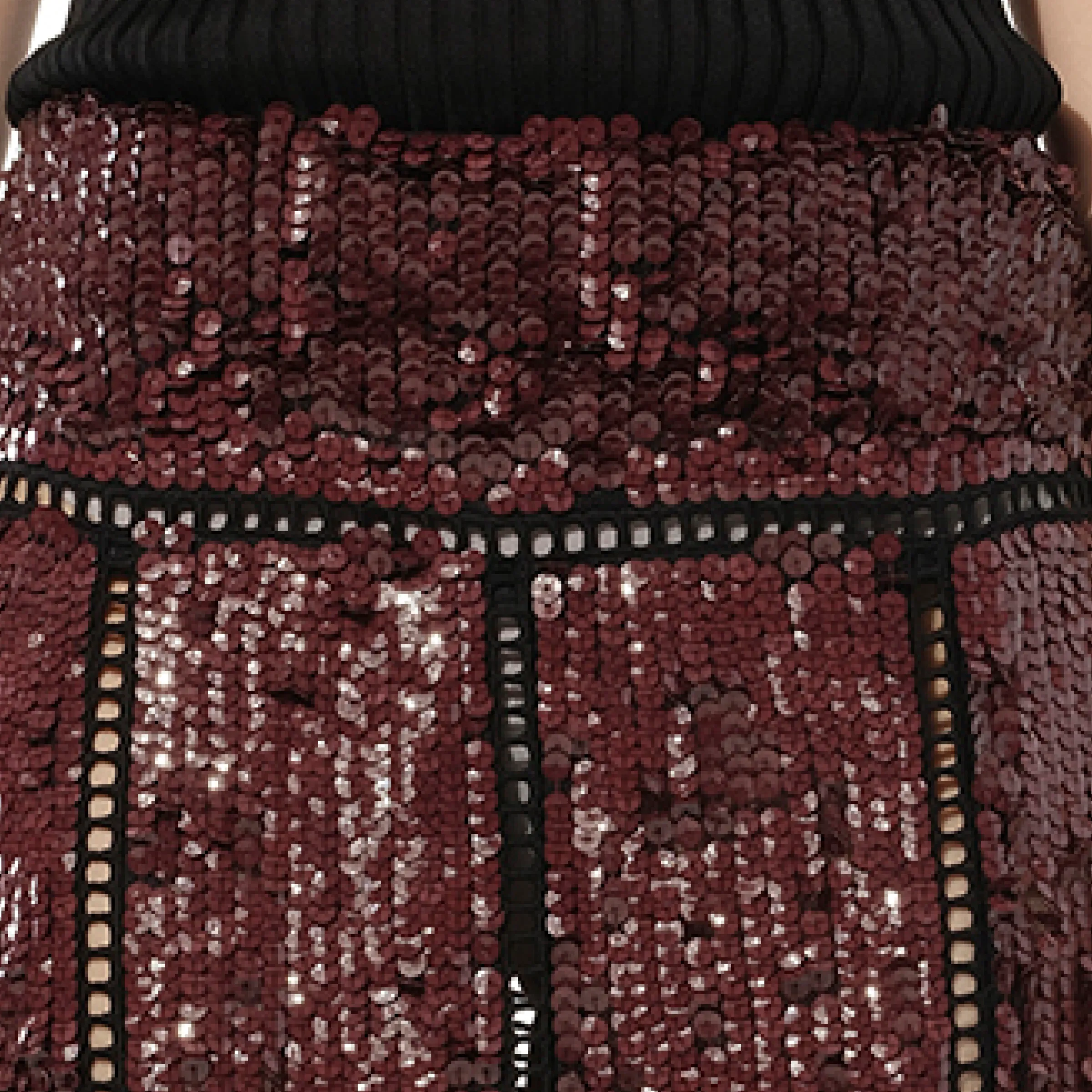 Skirt in Burgundy sold by MARAIS product image thumbnail 2