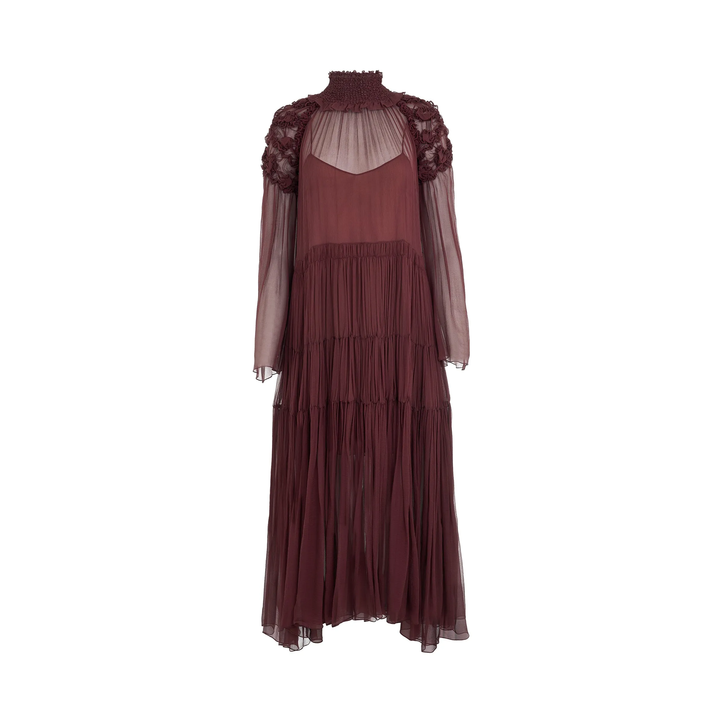 Dress in Plum sold by MARAIS
