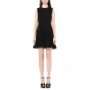 Sleeveless Mini Denim Dress in Black sold by MARAIS