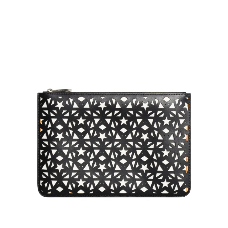 Pandora Perfo Pouch in Black sold by MARAIS