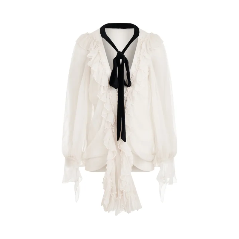 Top in Chalk sold by MARAIS