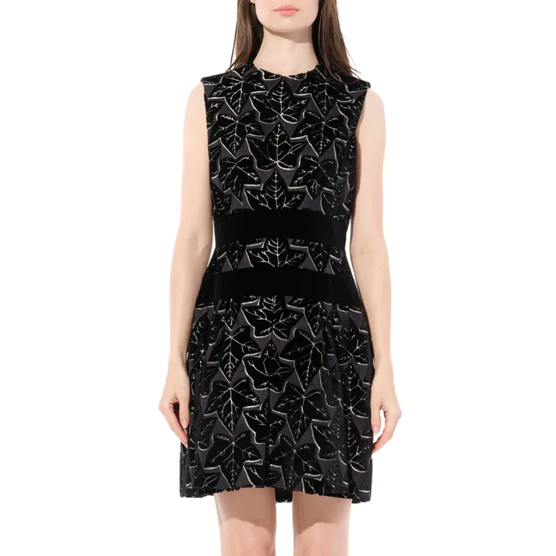 Dress in Black/Beige made by Alexander McQueen
