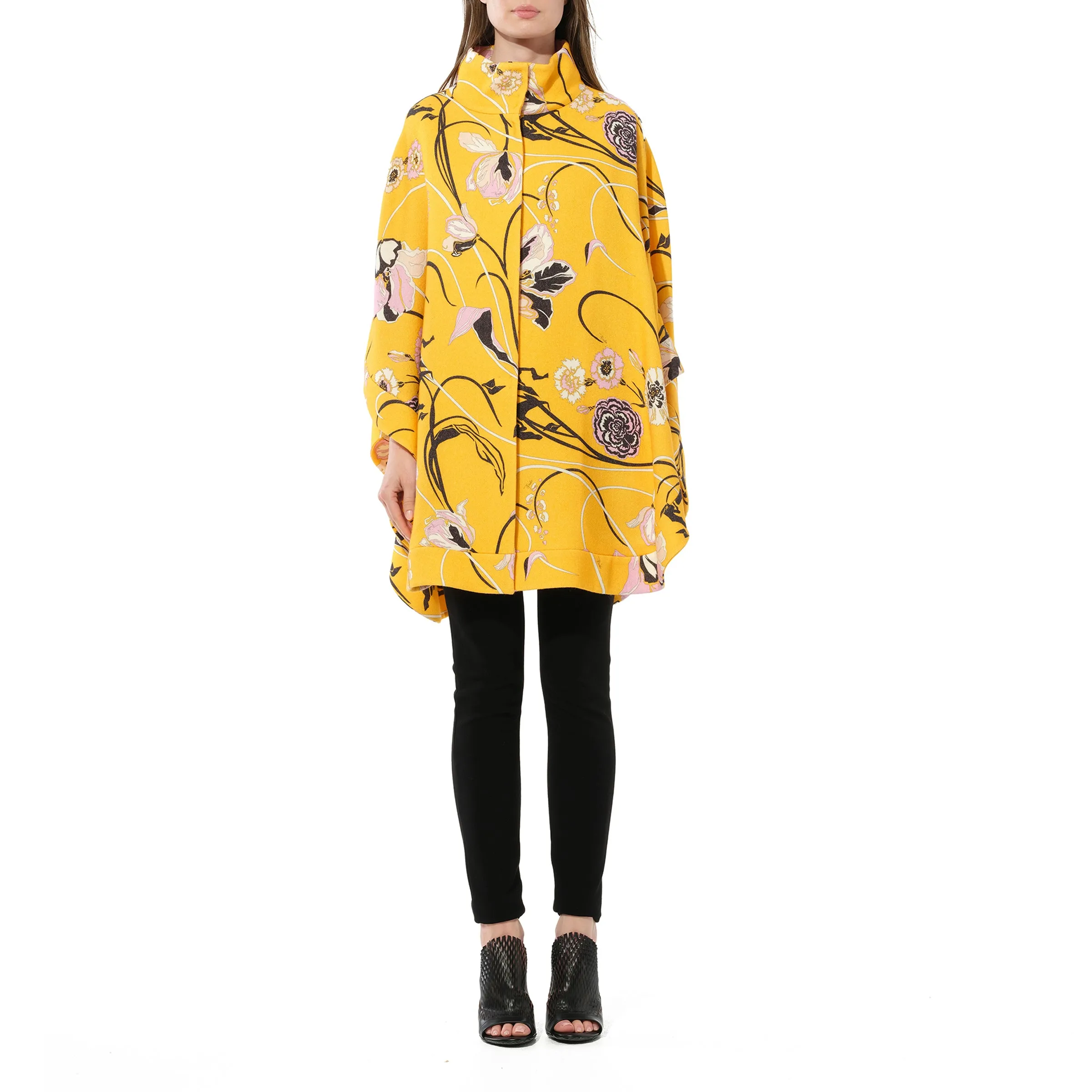 Floral Cape in Giallo sold by MARAIS product image thumbnail 4
