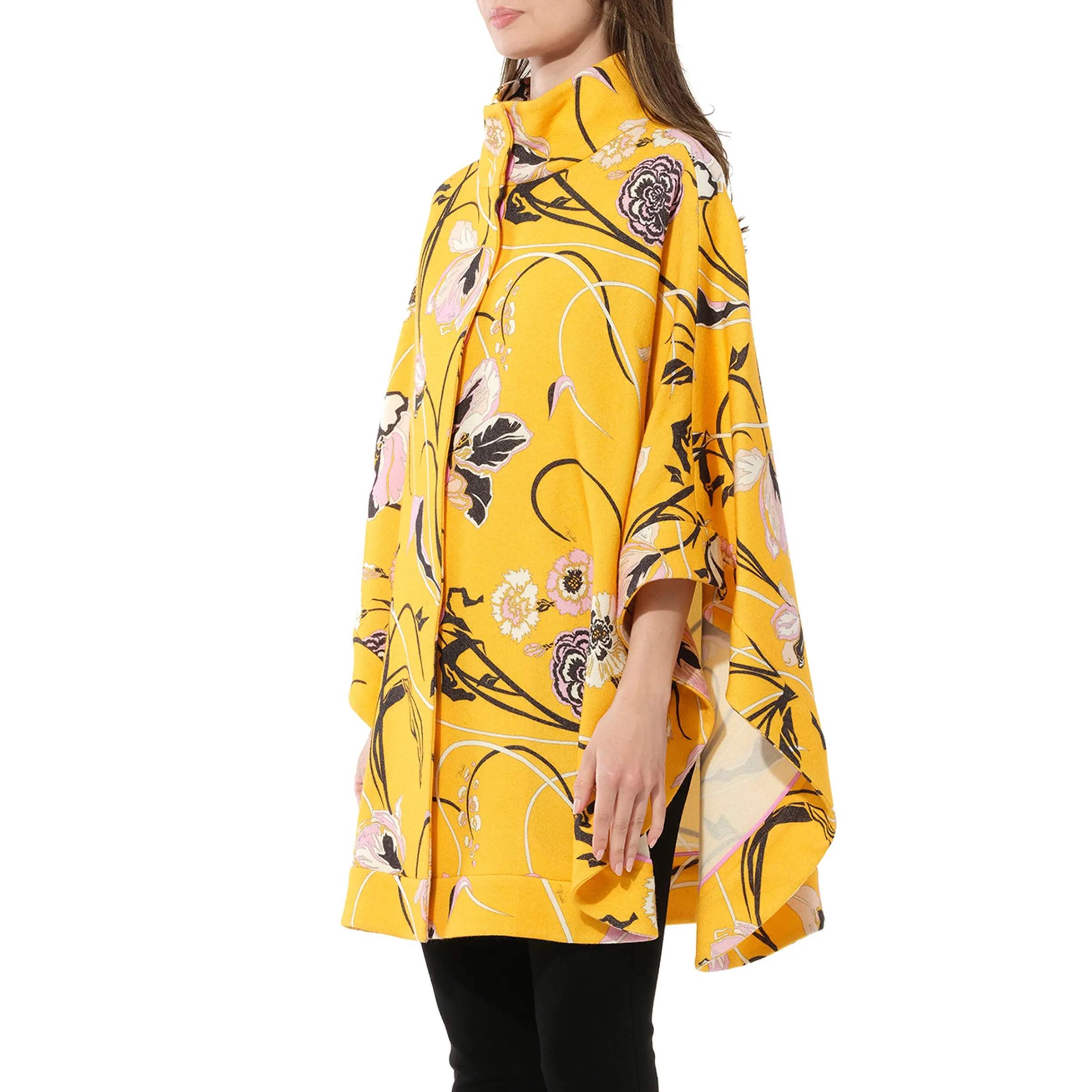 Floral Cape in Giallo sold by MARAIS product image thumbnail 5