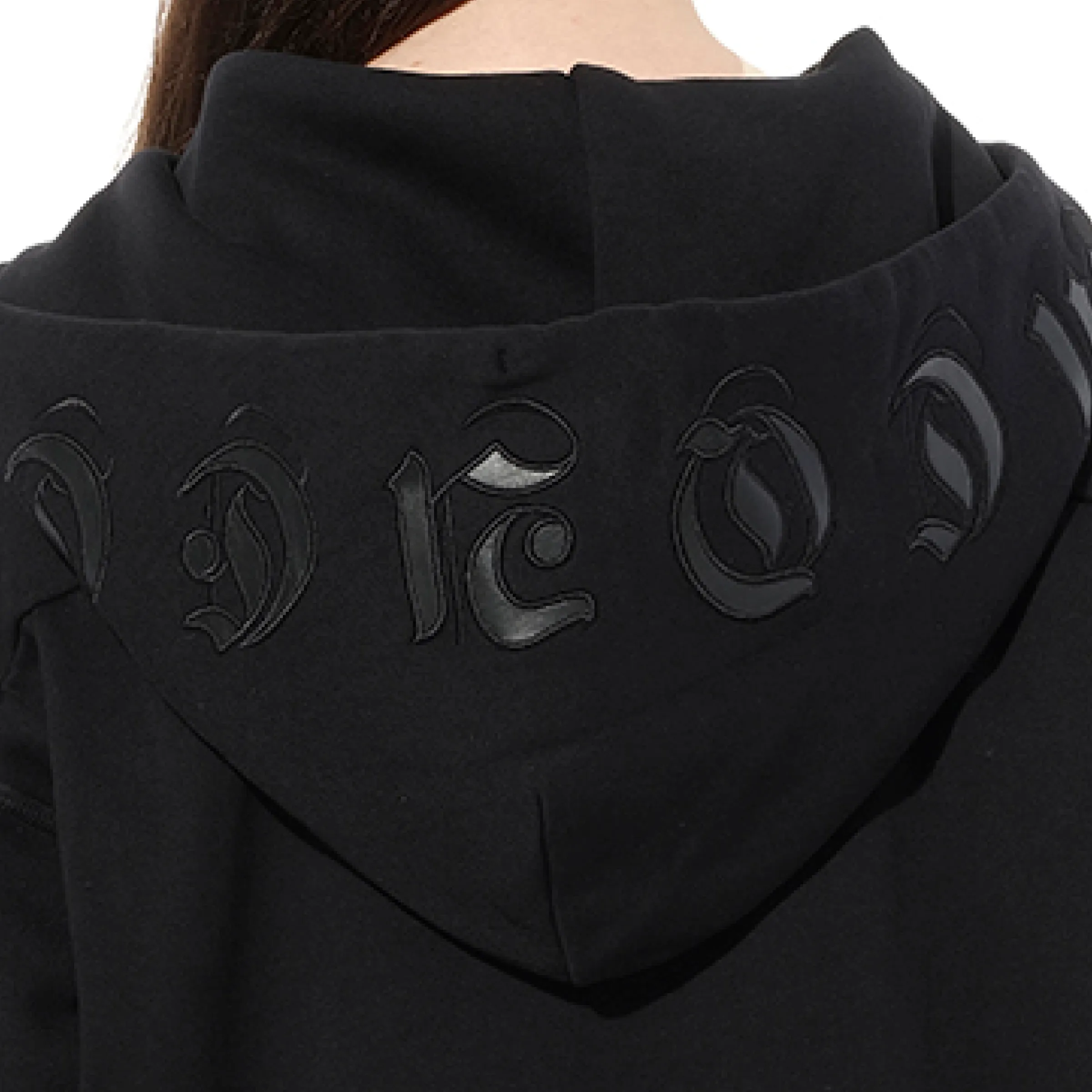 Emb Hood Sweatshirt in Black sold by MARAIS product image thumbnail 3