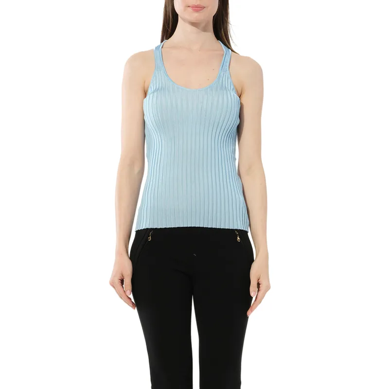 Sleeveless Top in Blue sold by MARAIS