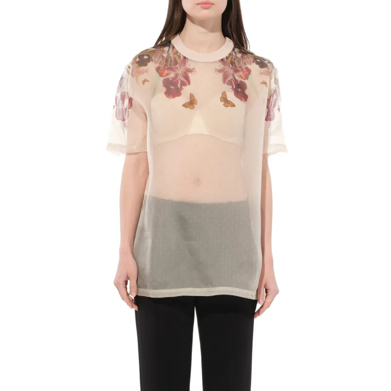 Silk Top in Pink sold by MARAIS