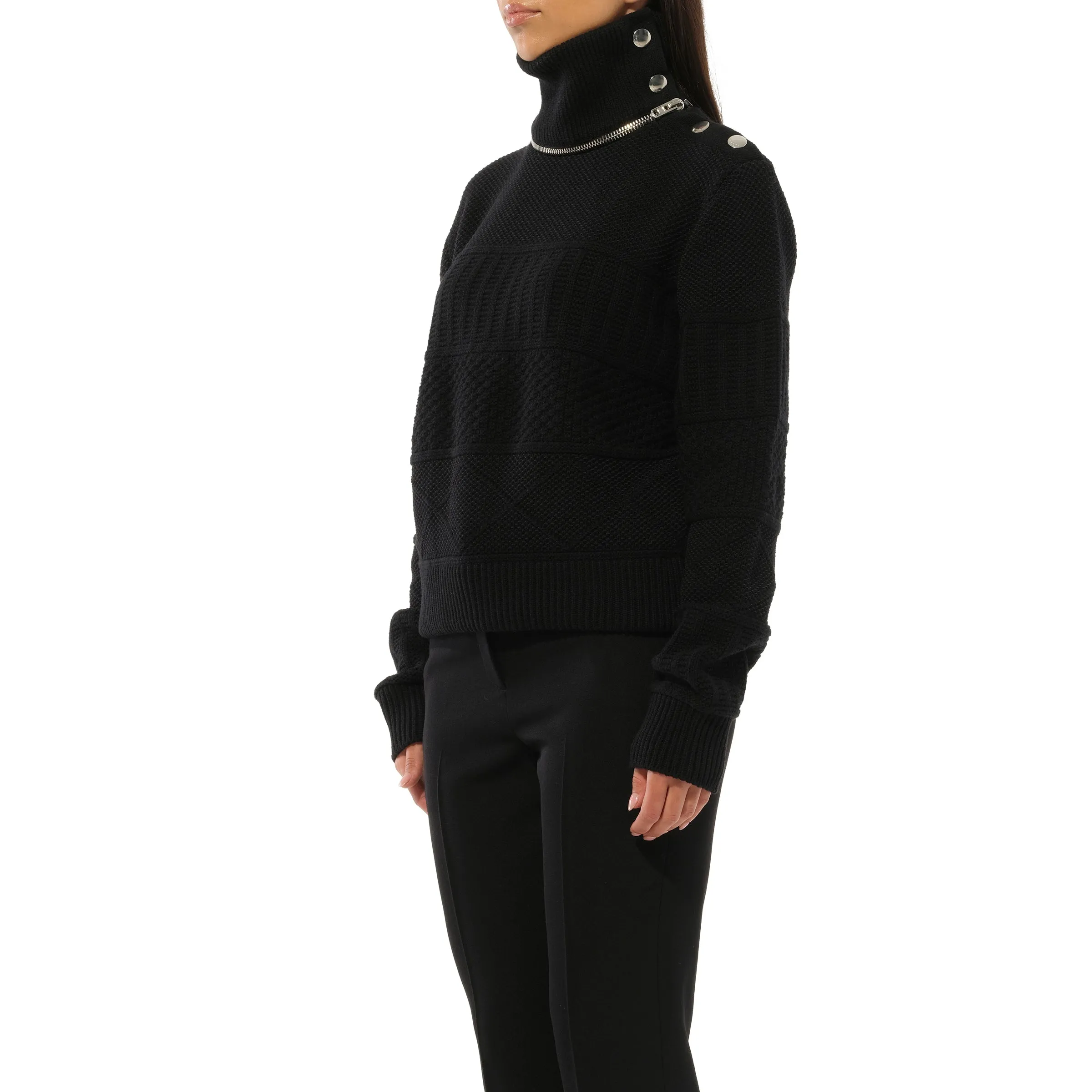 Sweater Knit in Black sold by MARAIS product image thumbnail 5