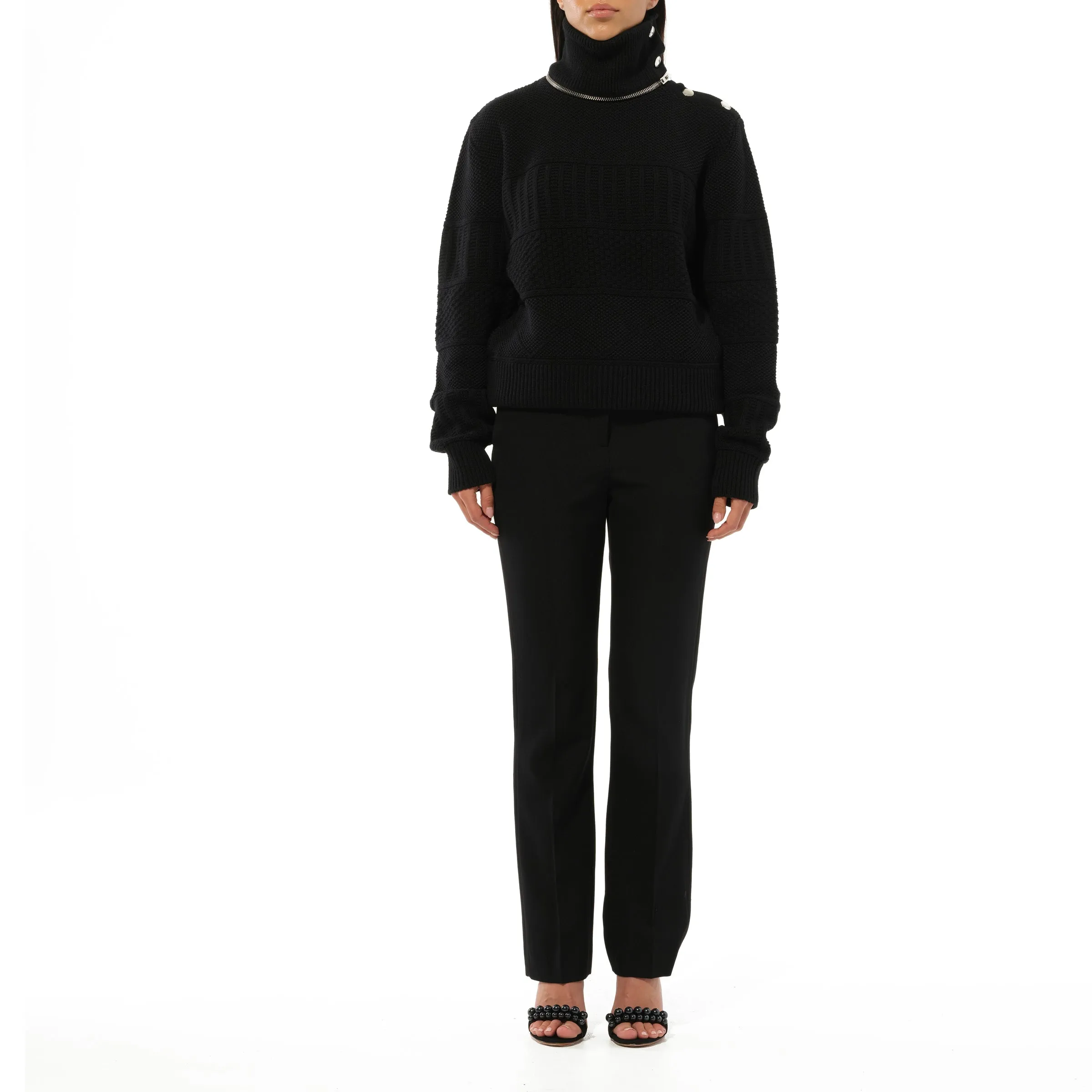 Sweater Knit in Black sold by MARAIS product image thumbnail 4