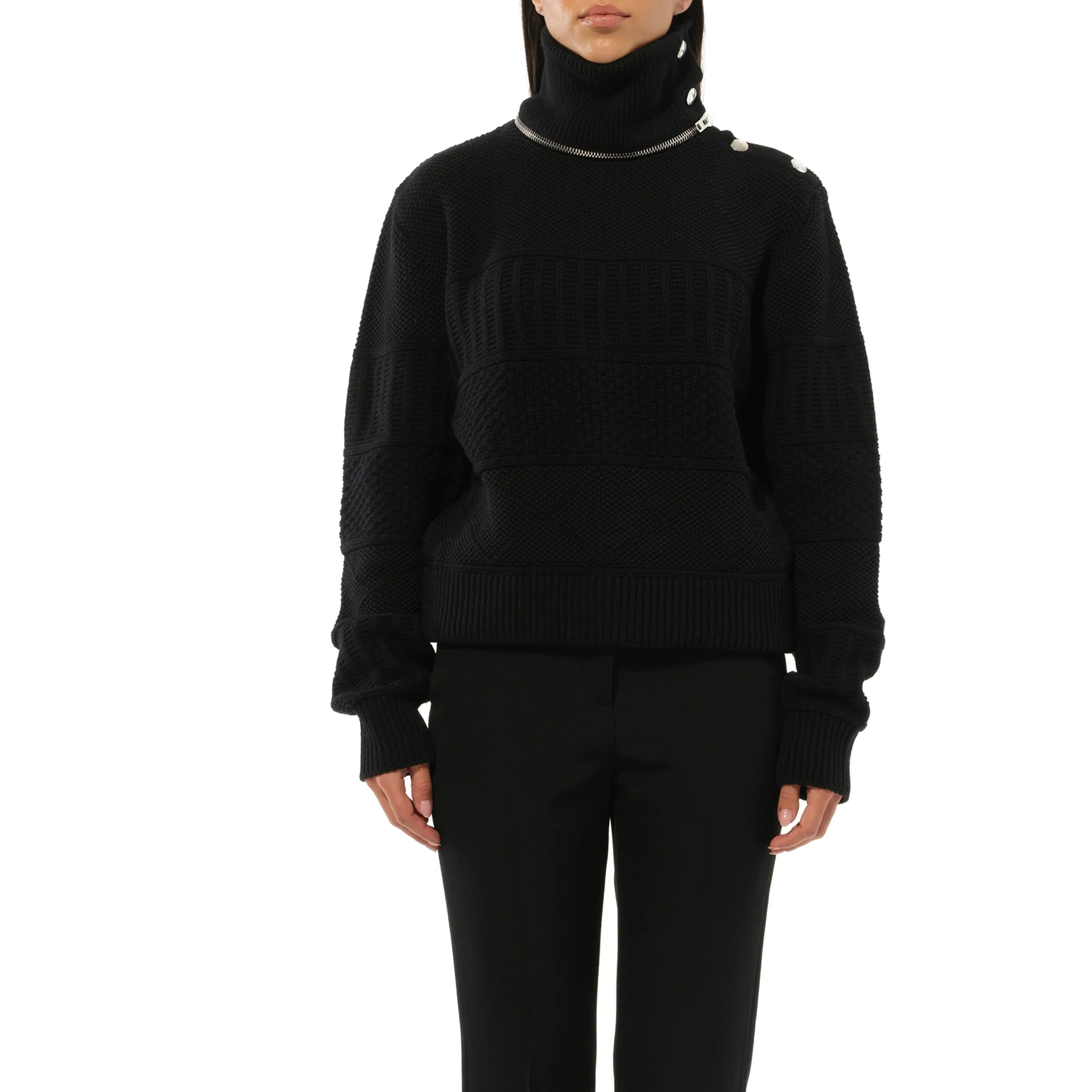 Sweater Knit in Black sold by MARAIS