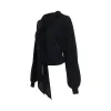 Pullover Sweater in Black sold by MARAIS