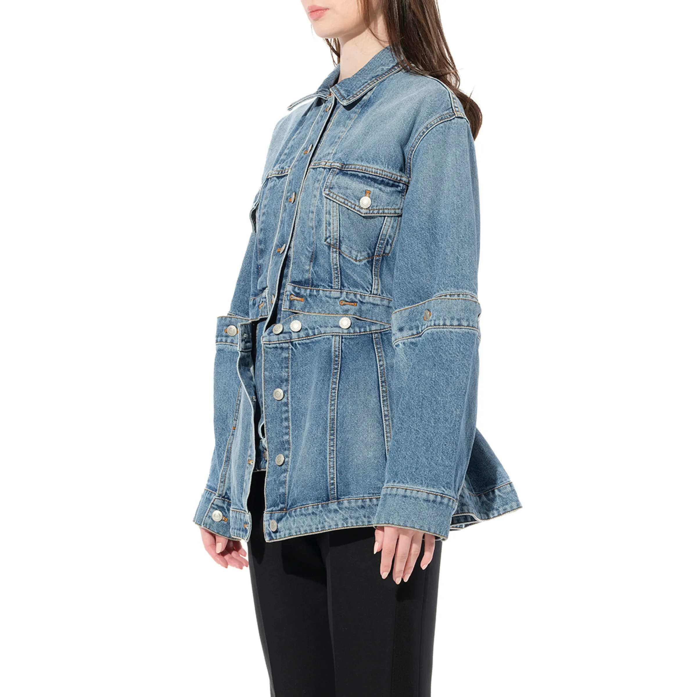 Slash Denim Jacket in Vintage sold by MARAIS product image thumbnail 5